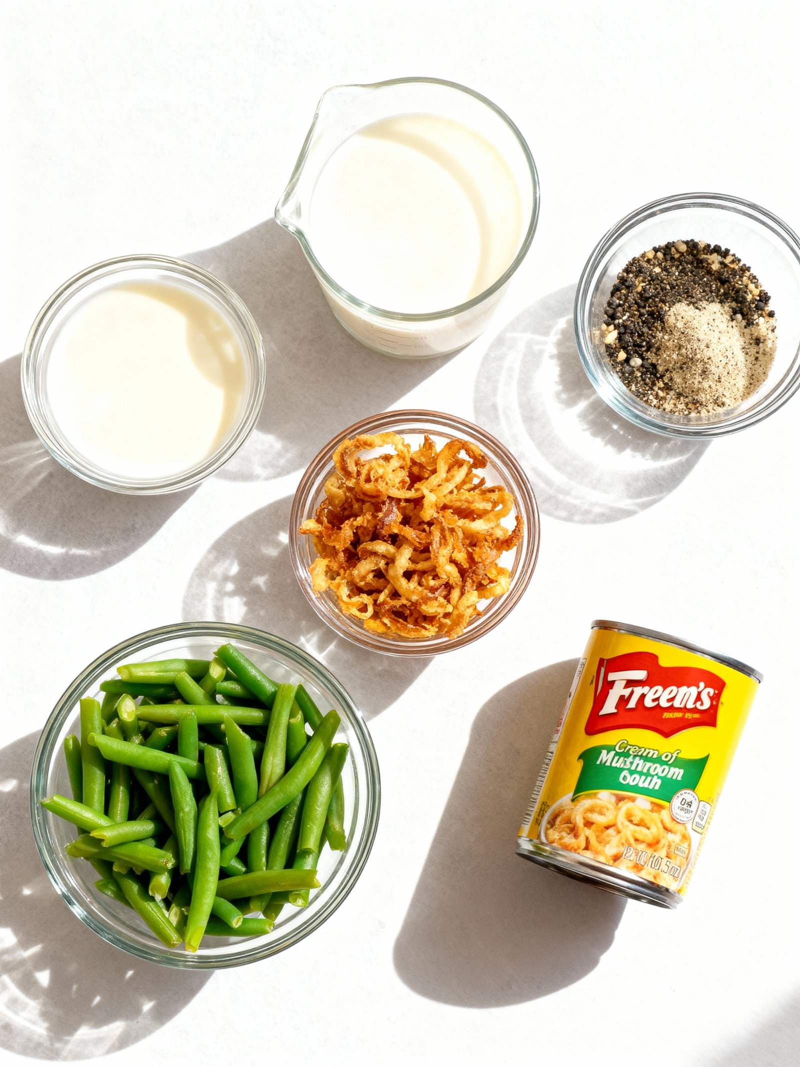 Green Bean Casserole Recipe ingredients