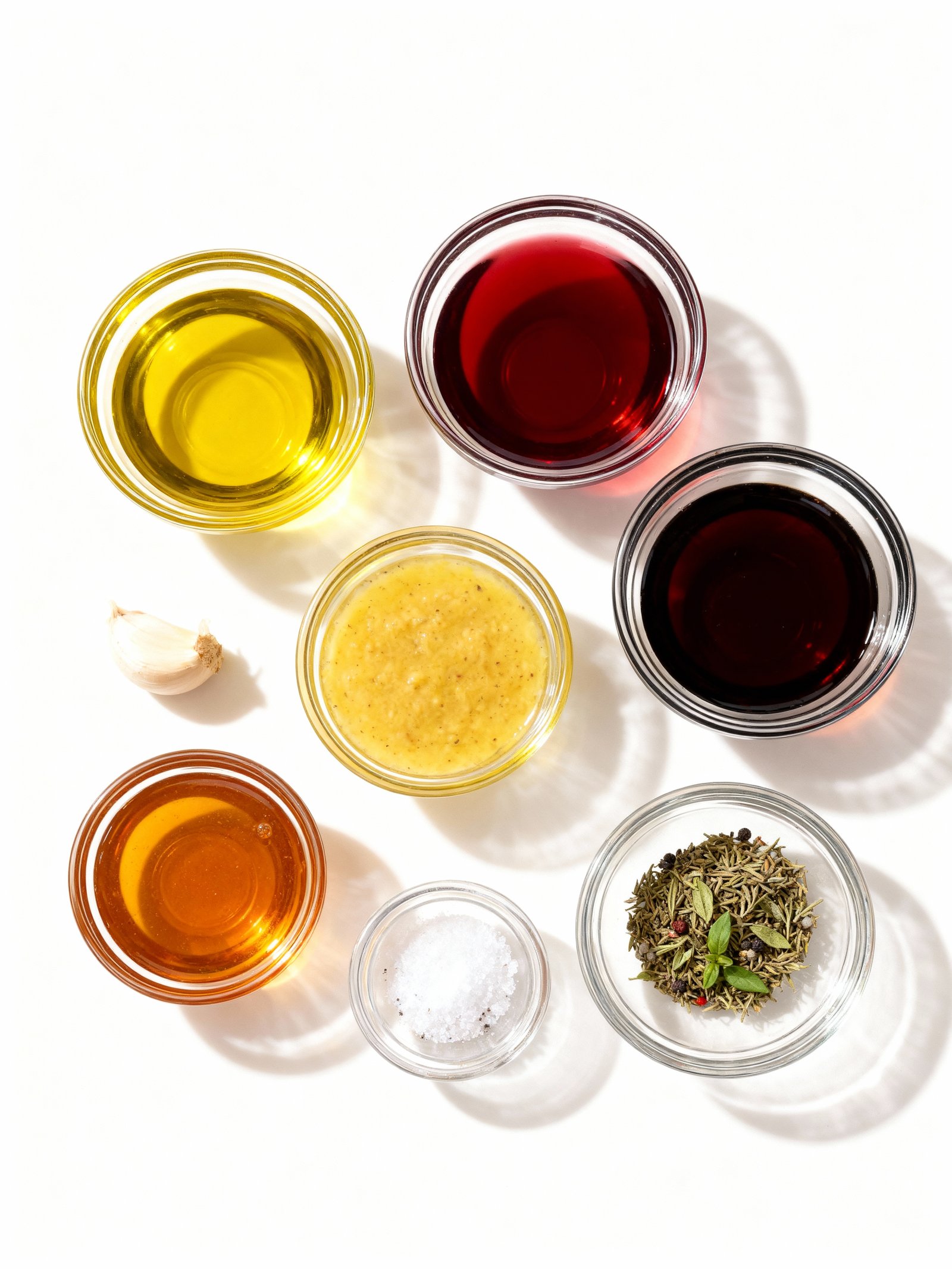 Homemade Italian Dressing ingredients