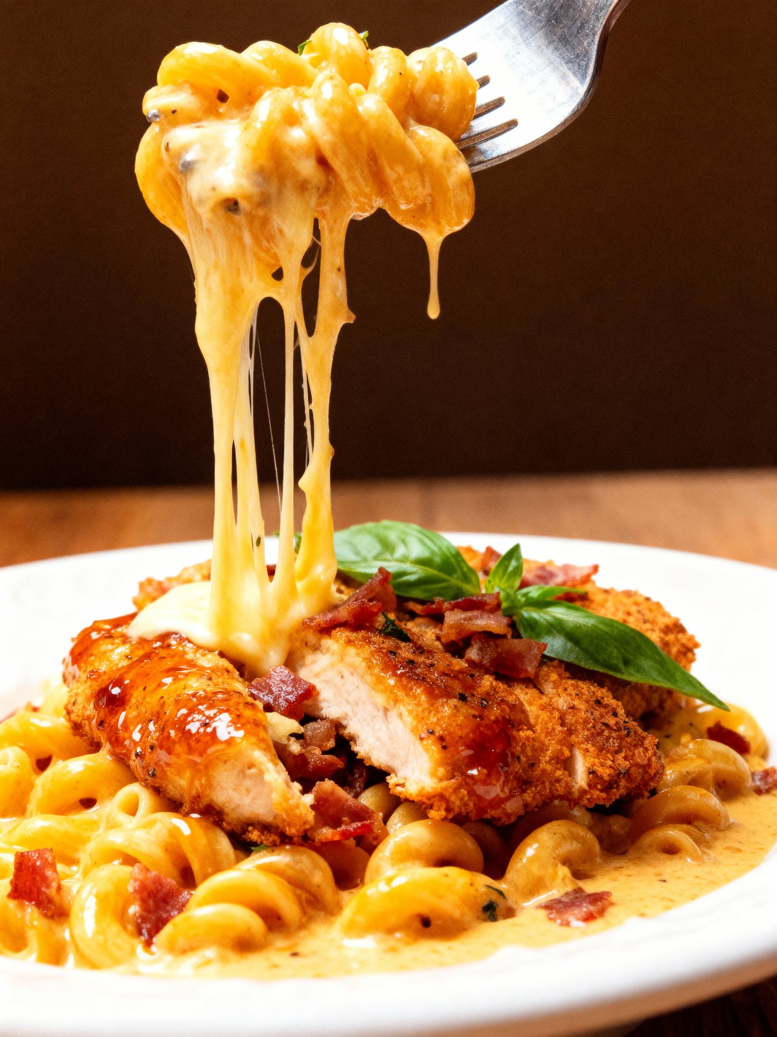 Honey Pepper Chicken Macaroni finished