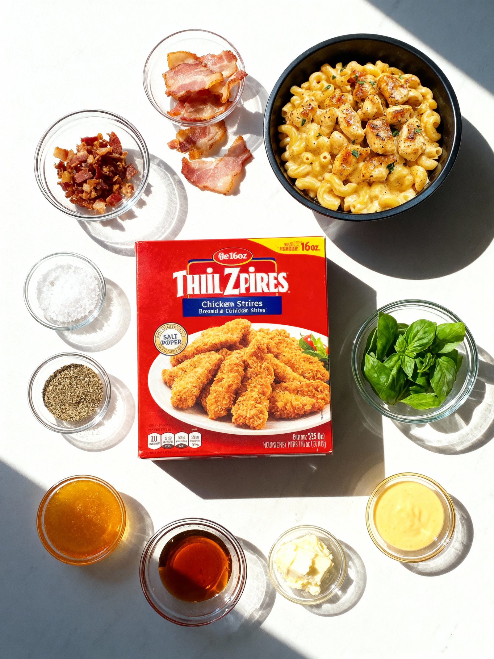 Honey Pepper Chicken Macaroni ingredients