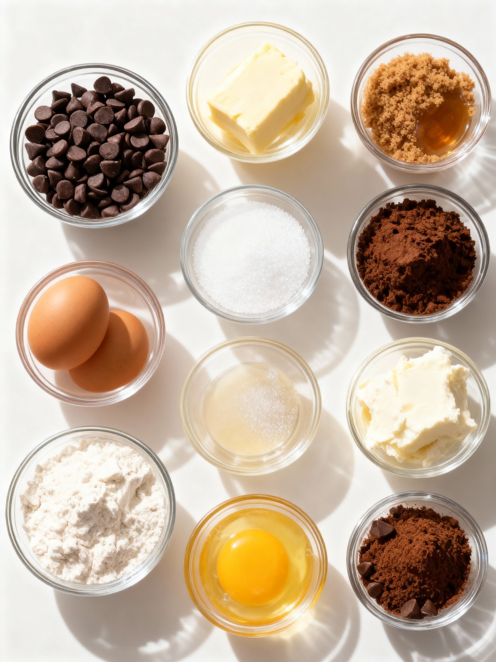 Hot Chocolate Cheesecake Brownies ingredients