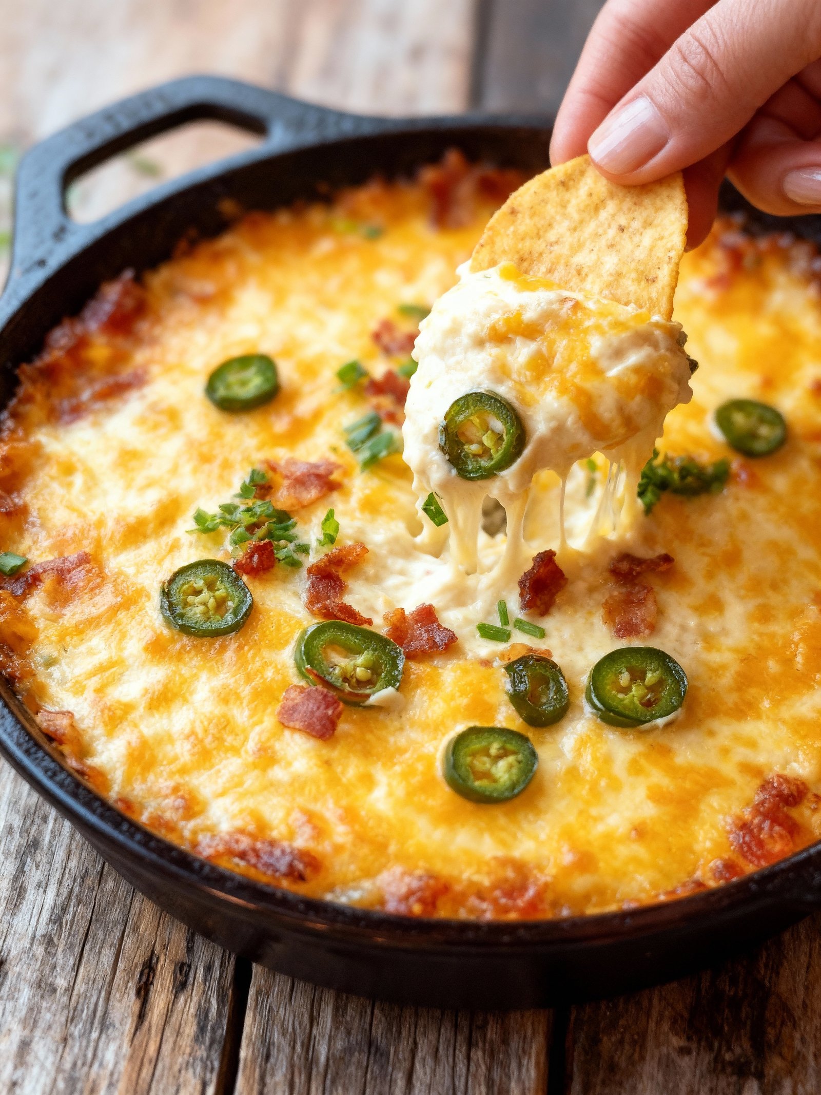 Jalapeño Popper Dip finished