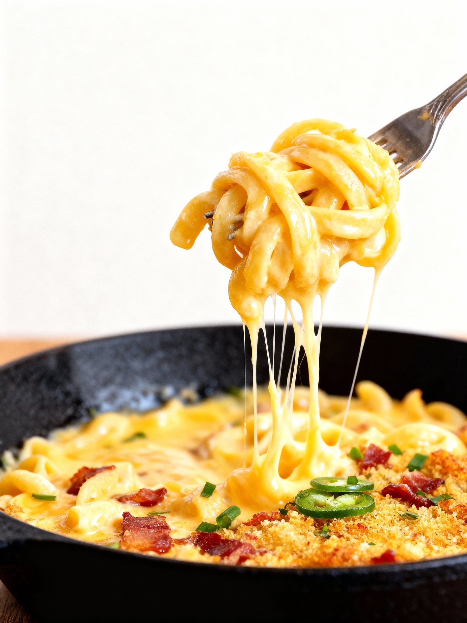 Jalapeno Popper Mac and Cheese finished