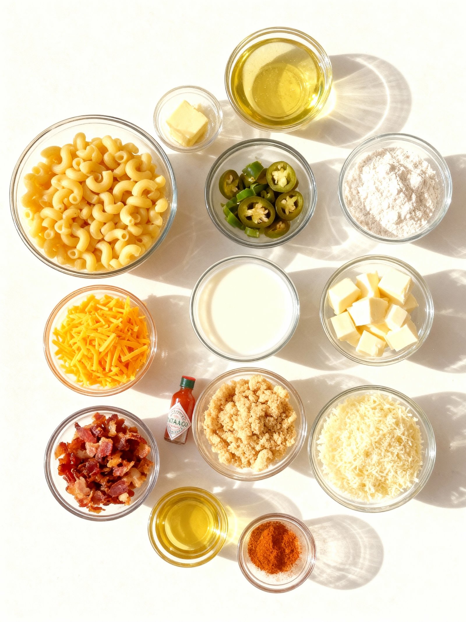 Jalapeño Popper Mac Cheese ingredients