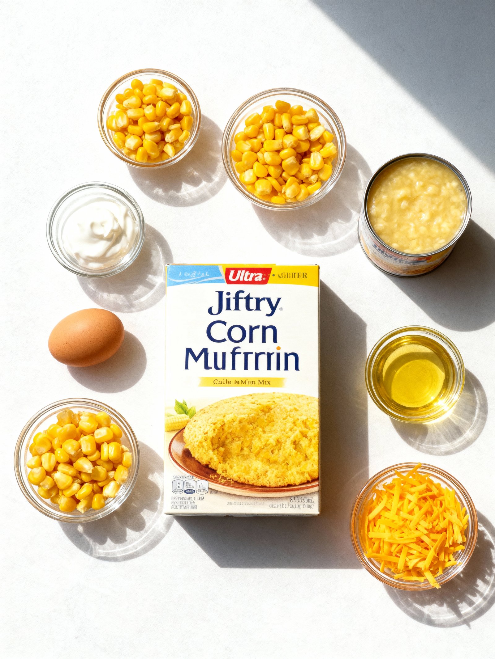 Jiffy Corn Casserole ingredients