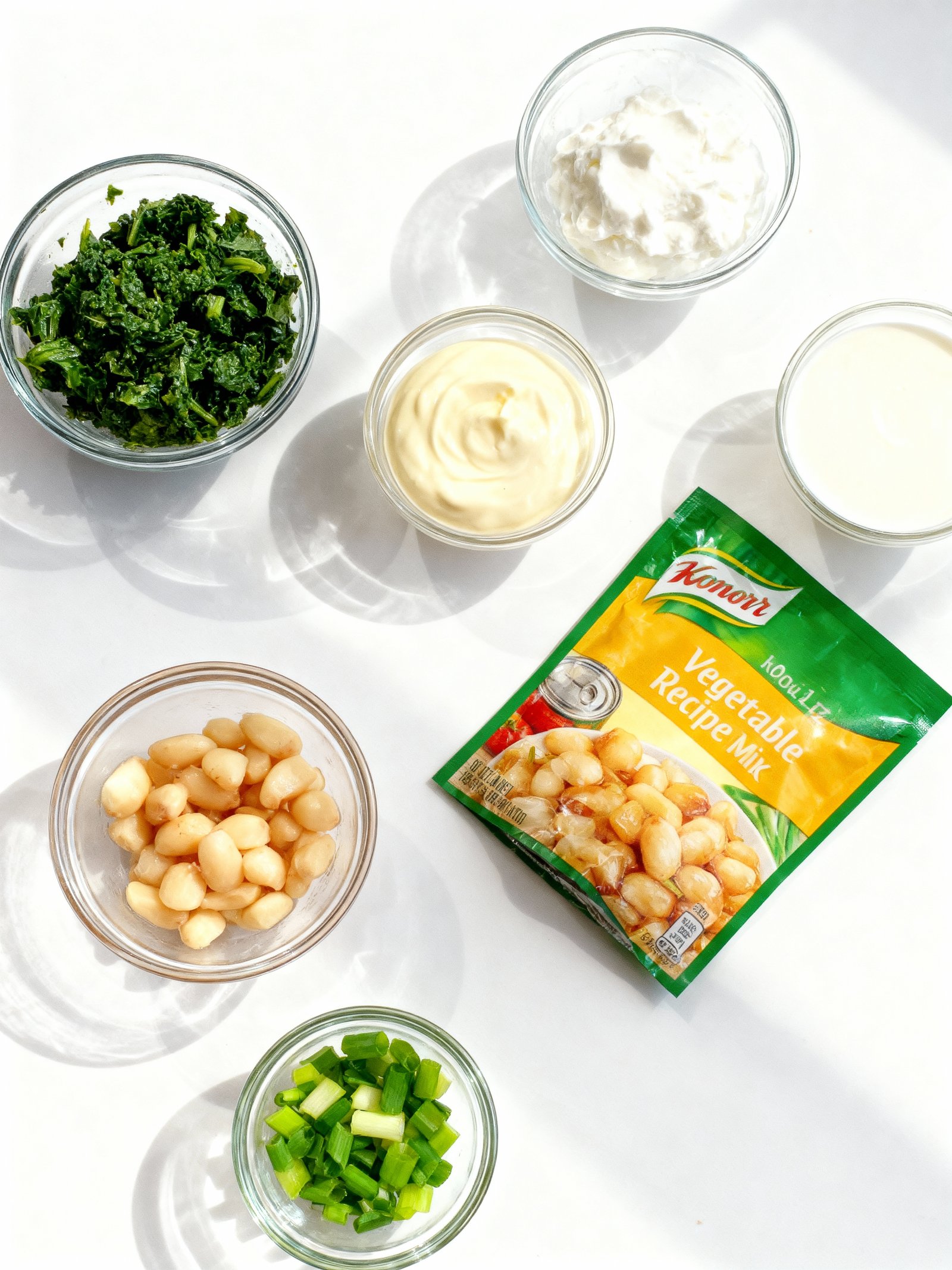 Knorr Spinach Dip ingredients
