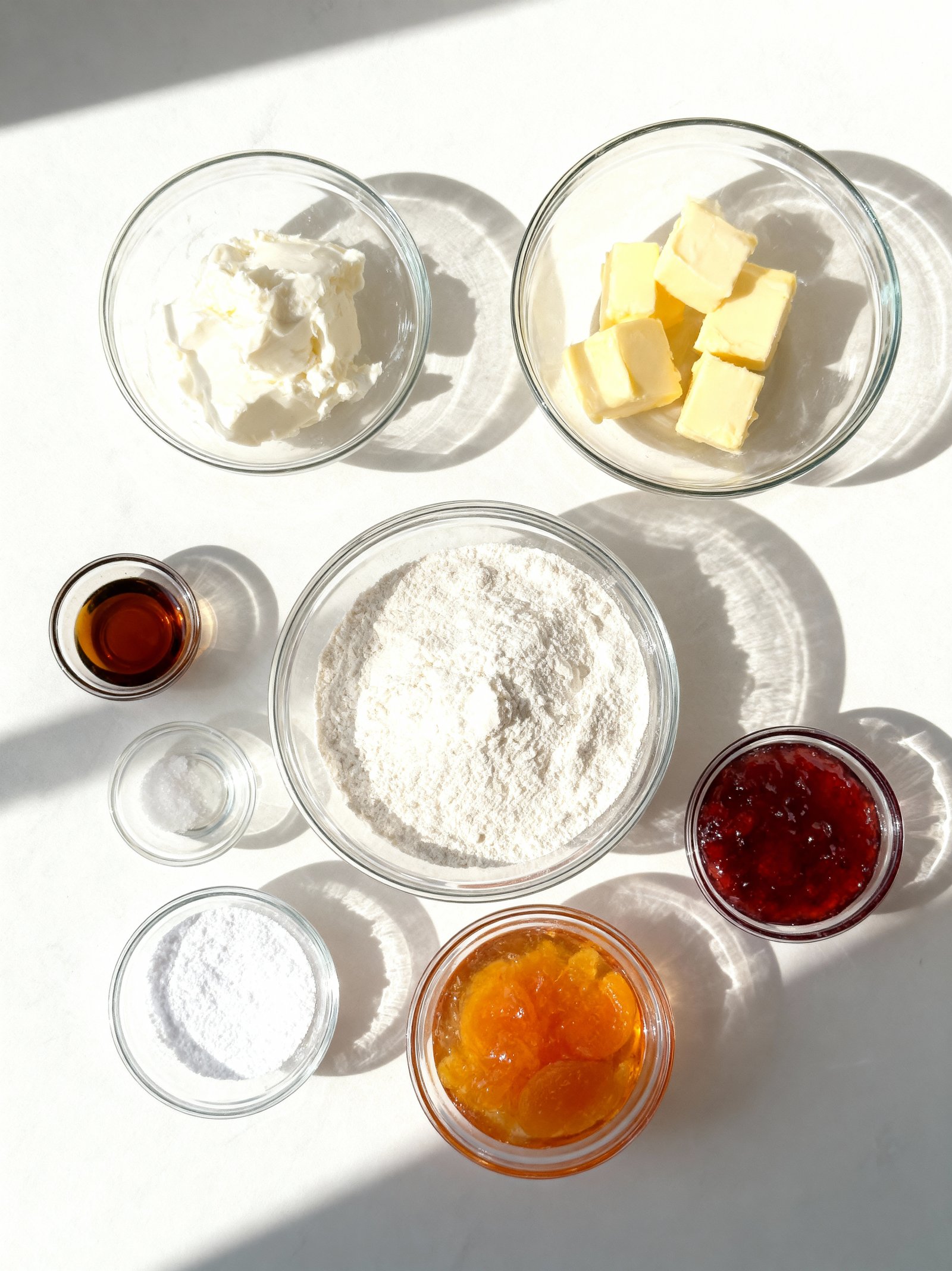 Kolaczki Polish Cookies ingredients