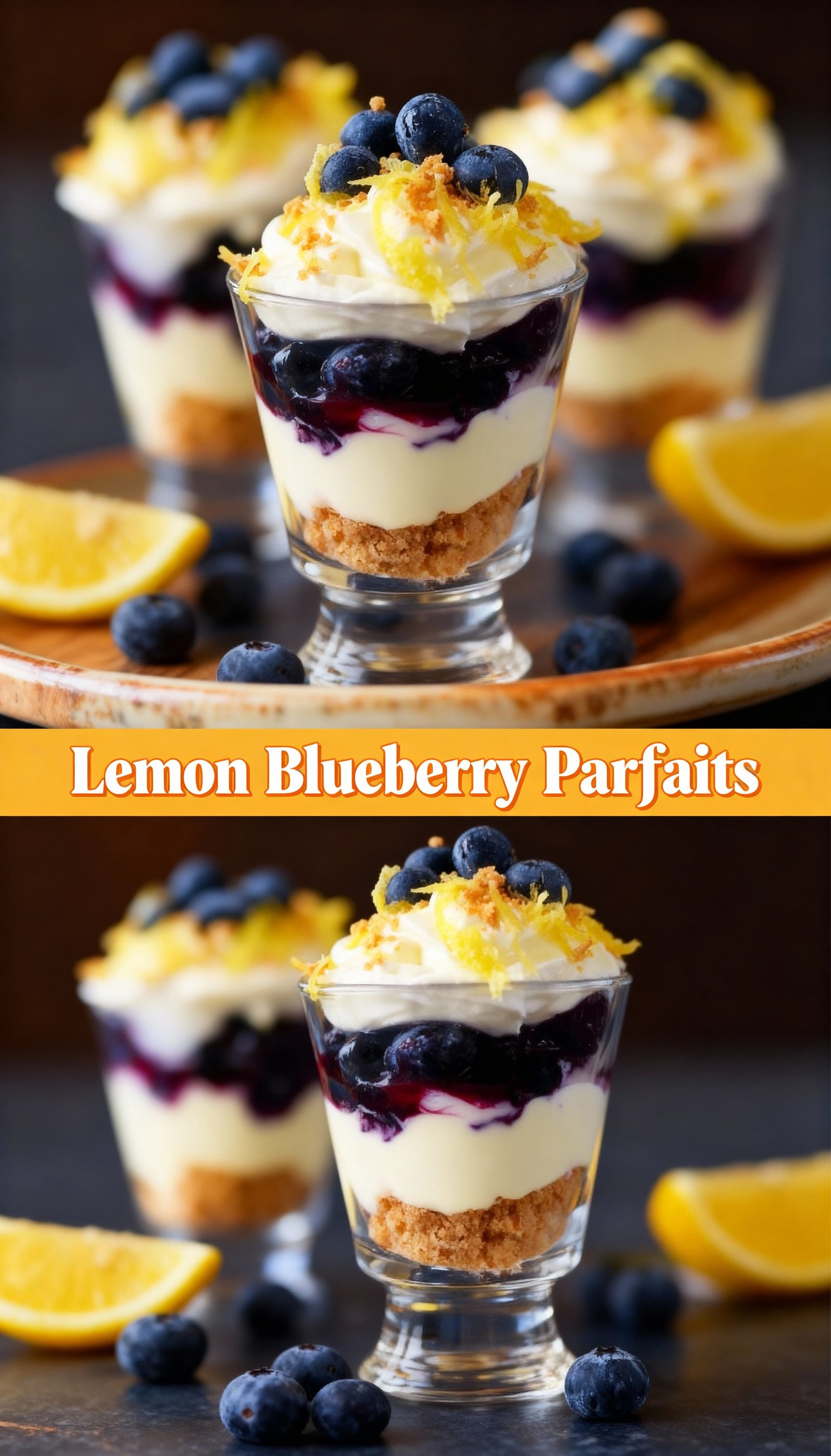 Lemon Blueberry Parfaits finished