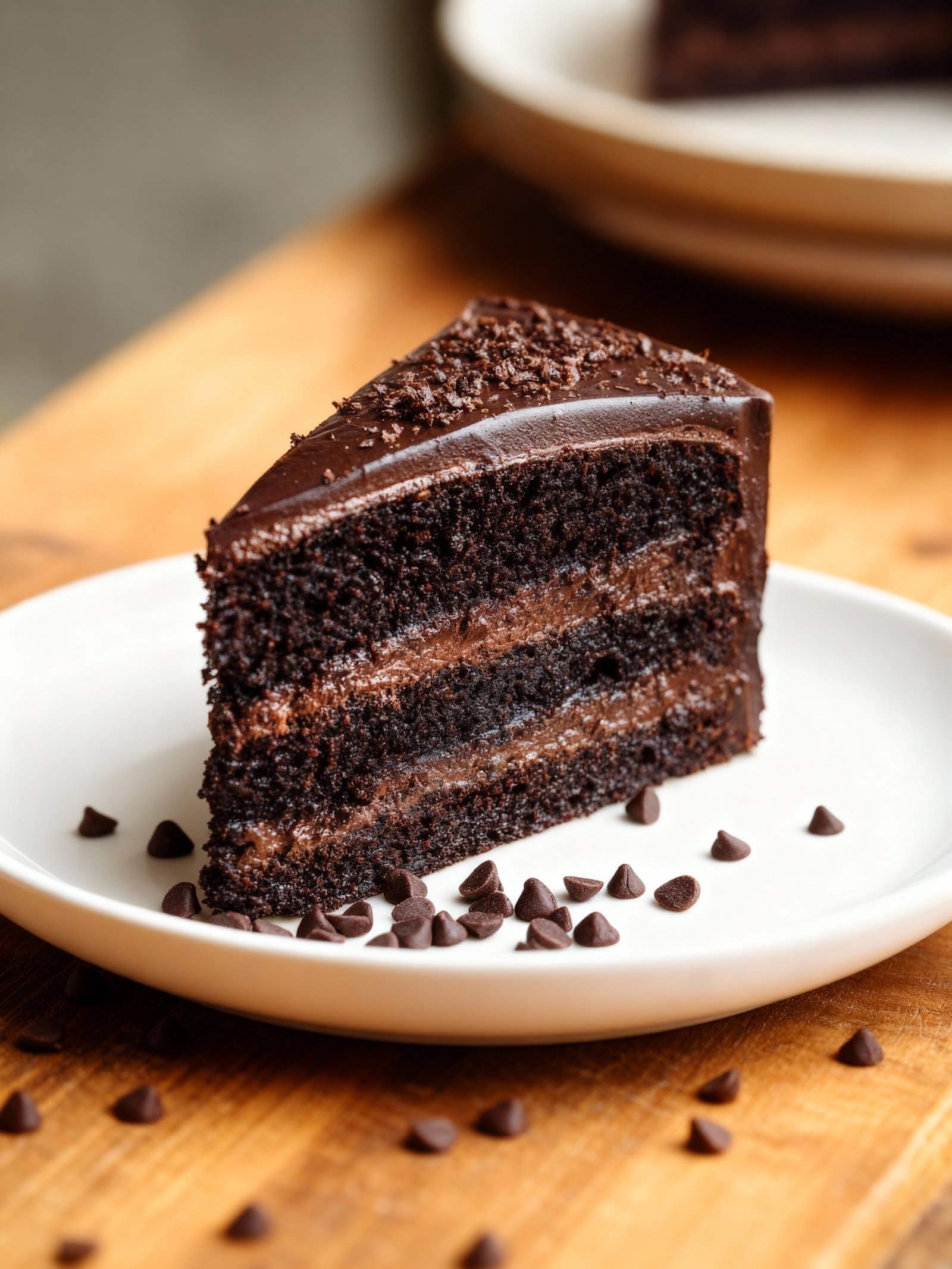 Midnight Chocolate Cake finished