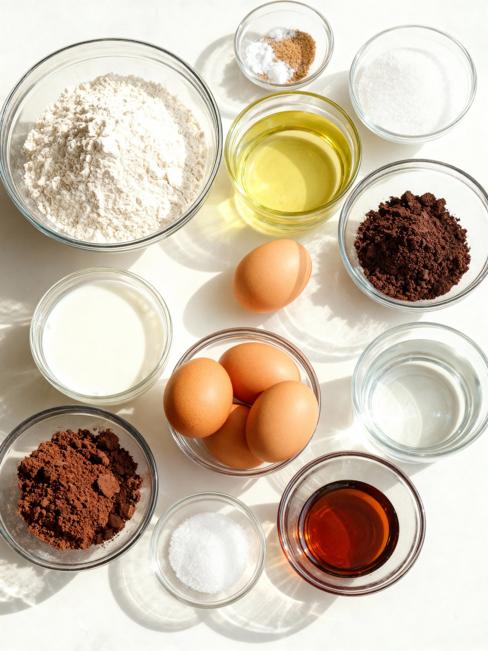 Midnight Chocolate Cake ingredients