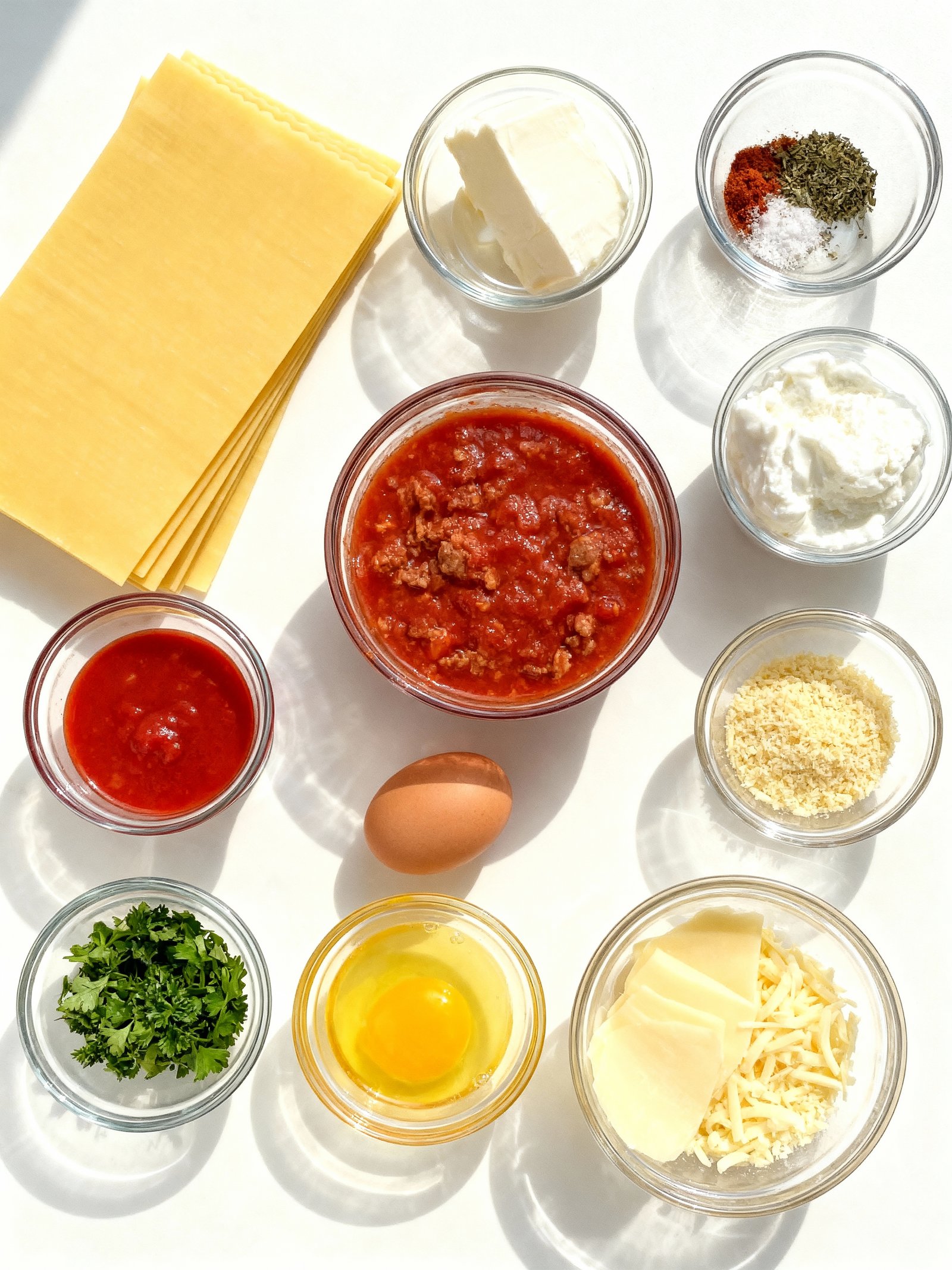 Million Dollar Italian Lasagna ingredients