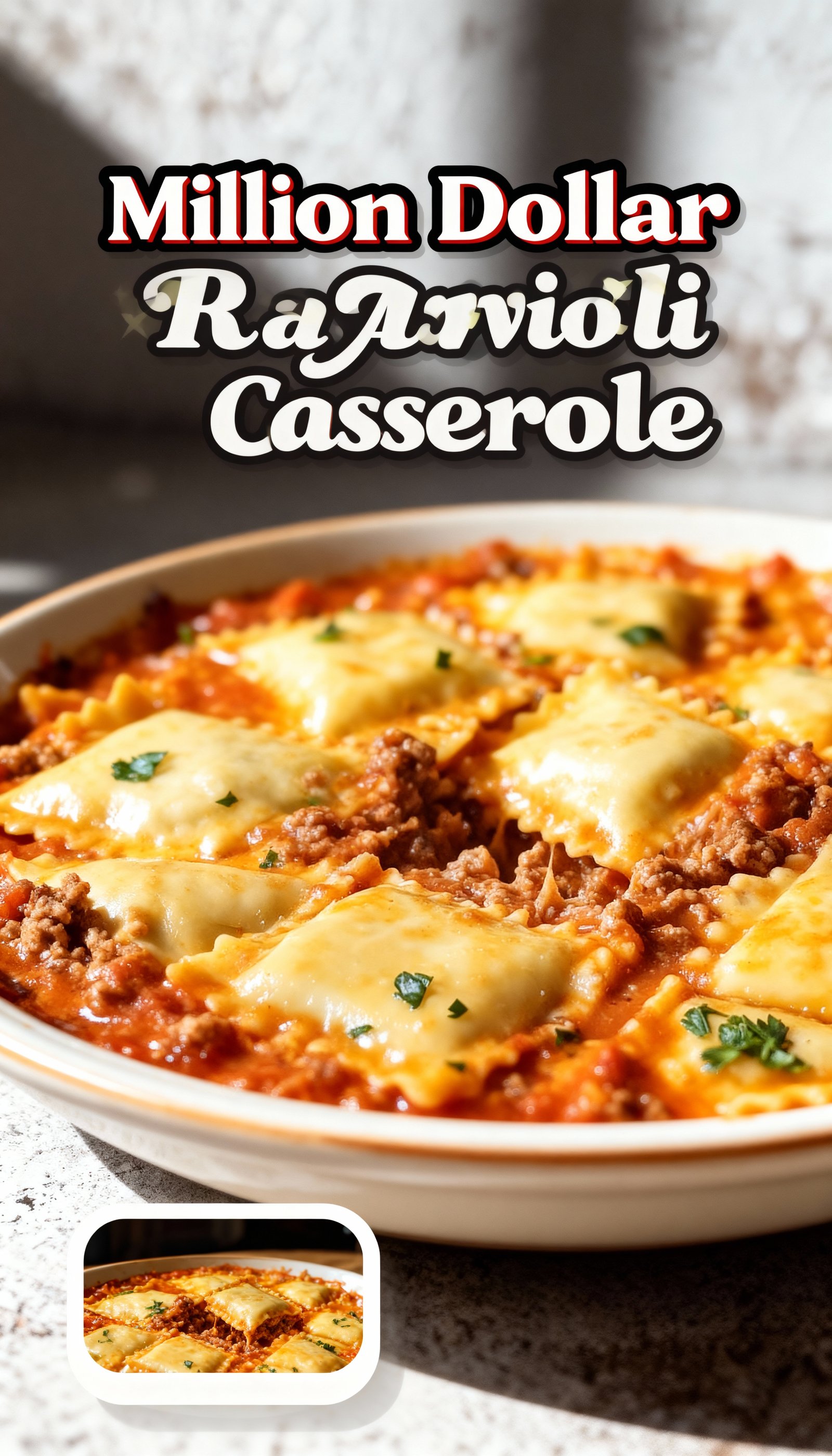 Million Dollar Ravioli Casserole finished