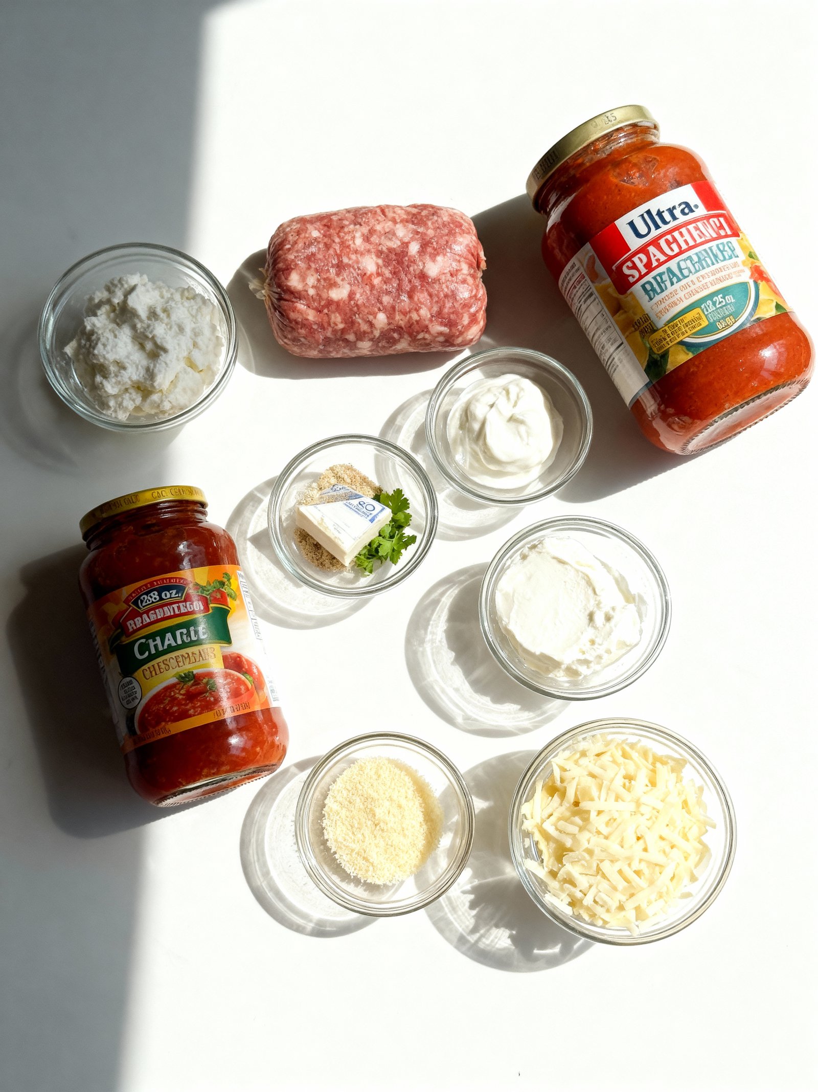 Million Dollar Ravioli Casserole ingredients