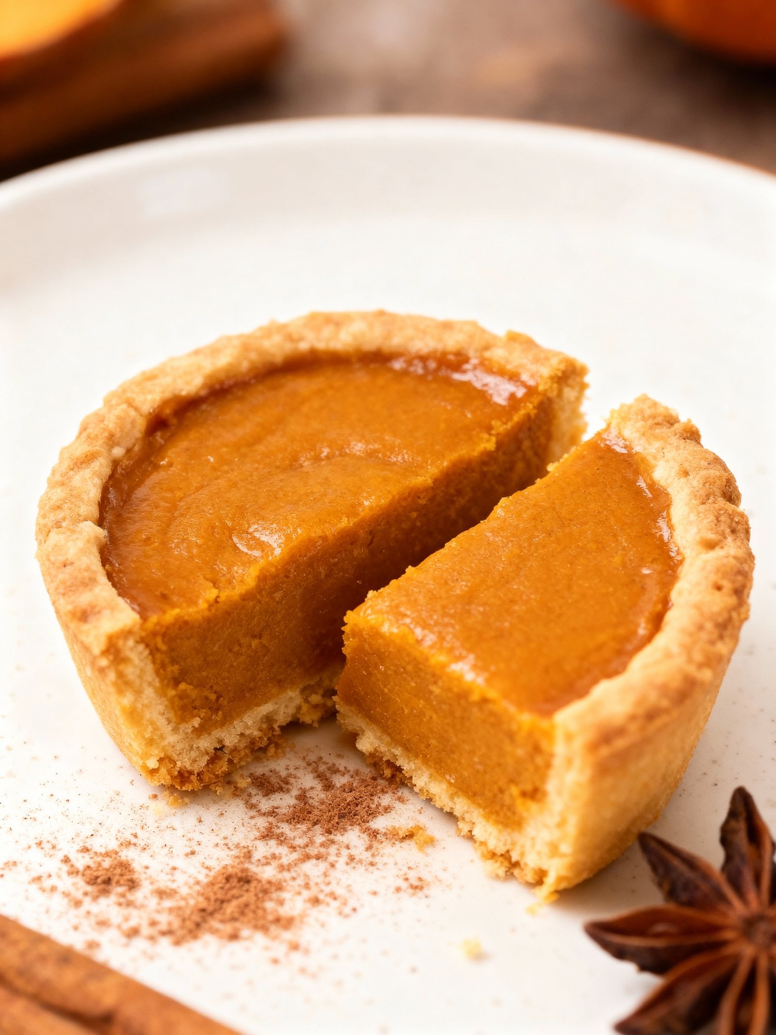 Mini Pumpkin Pies finished