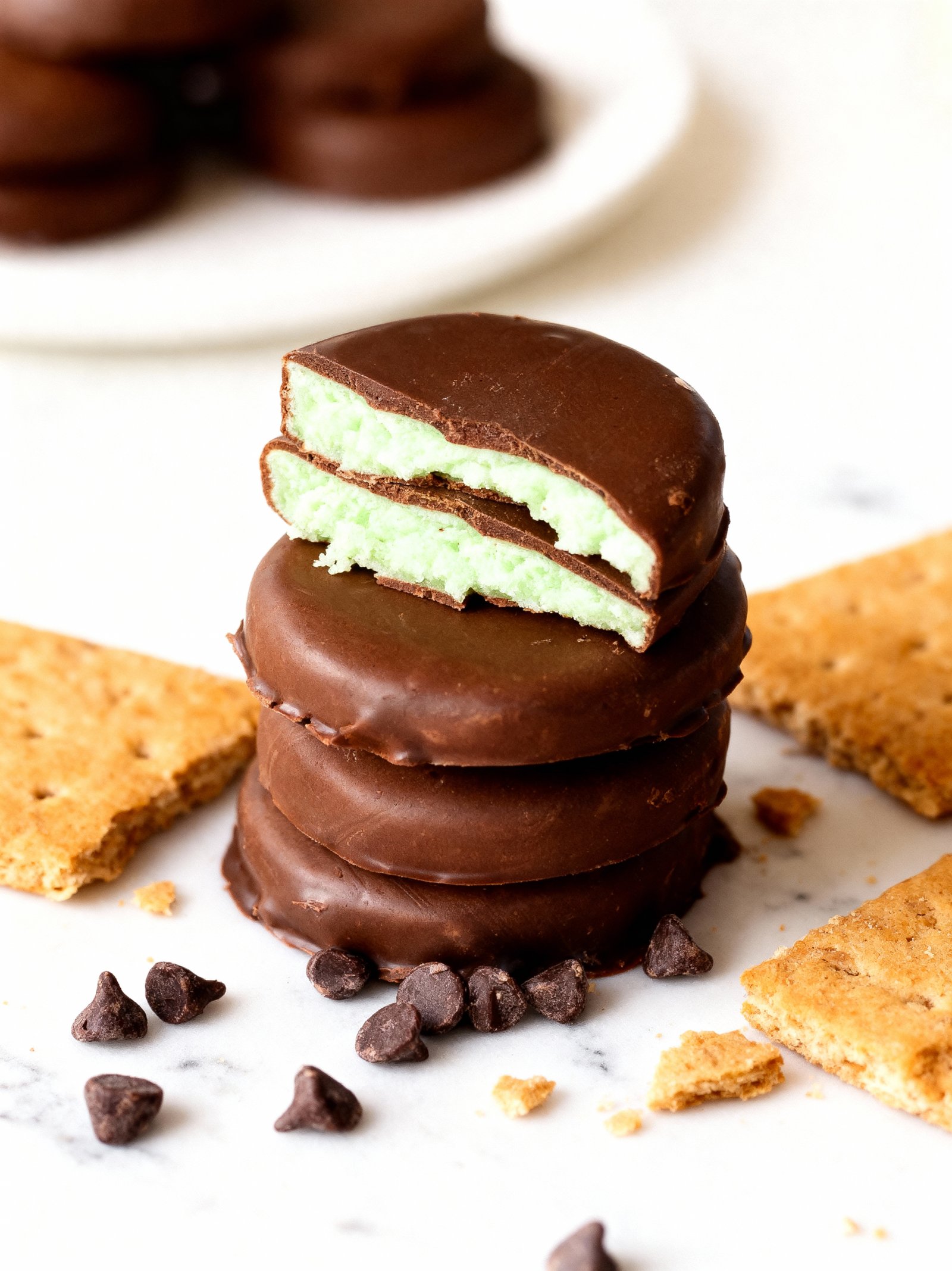 Mint Chocolate Christmas Treats finished