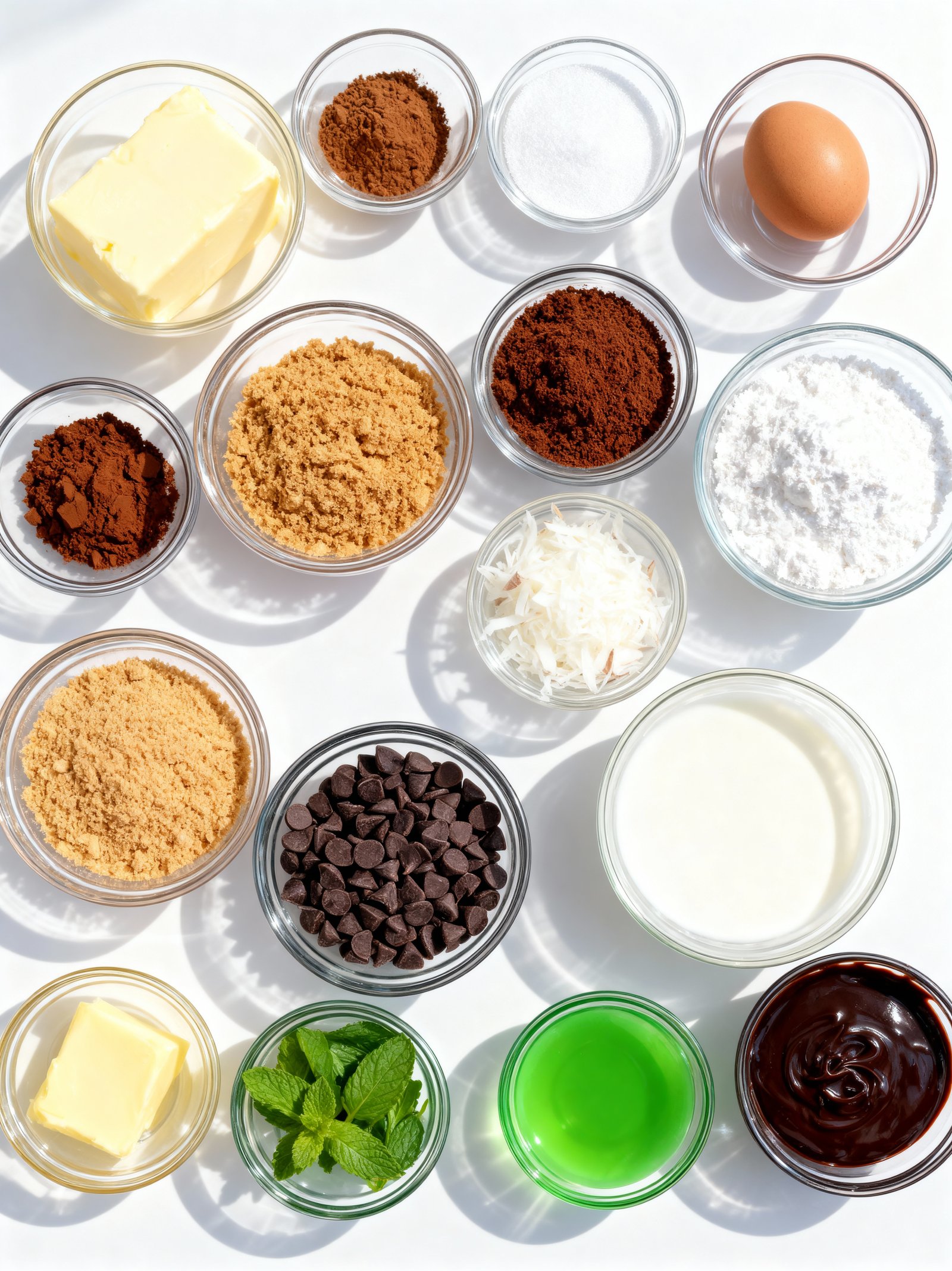 Mint Chocolate Christmas Treats ingredients