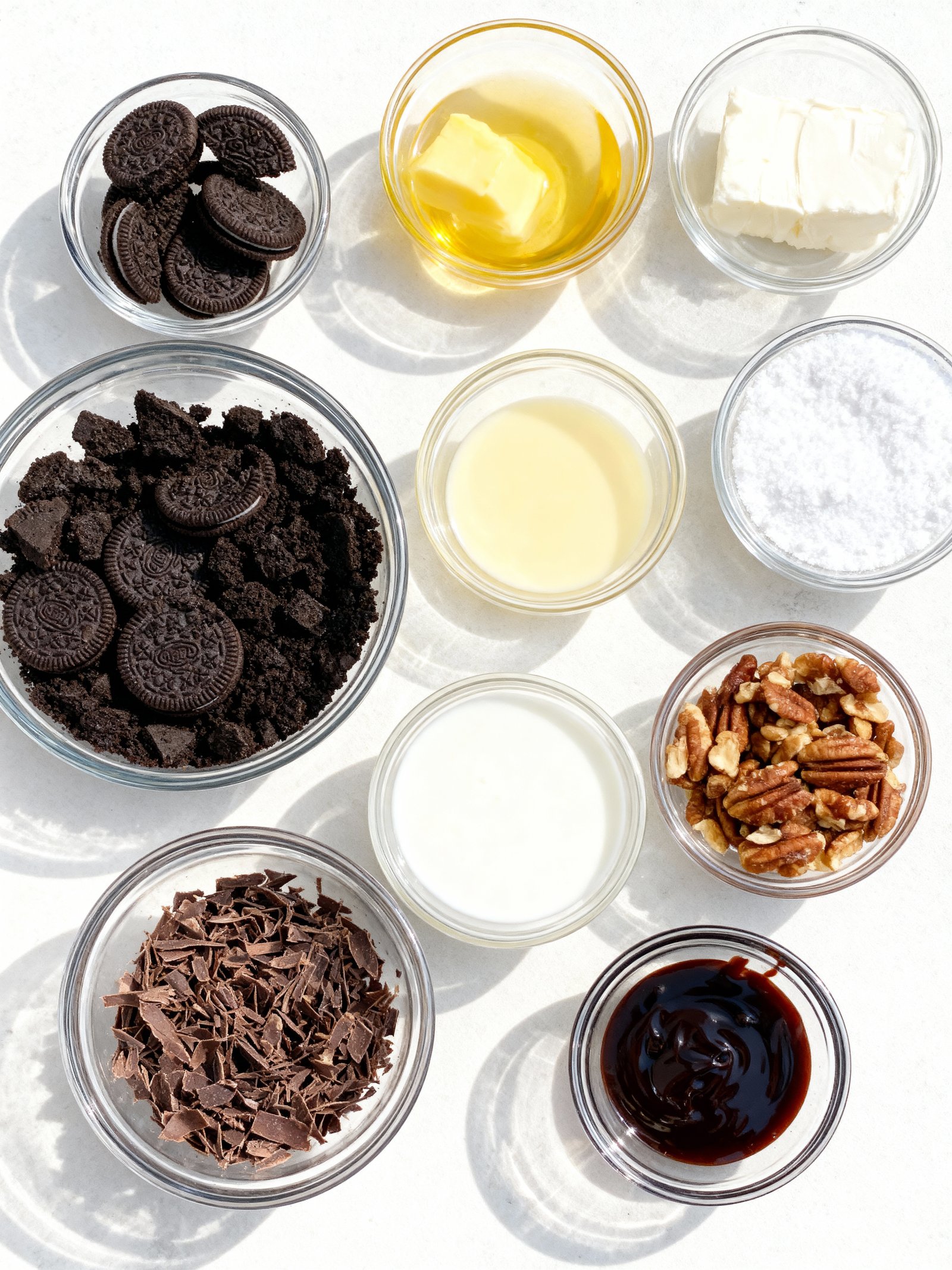 Mississippi Mud Pie ingredients