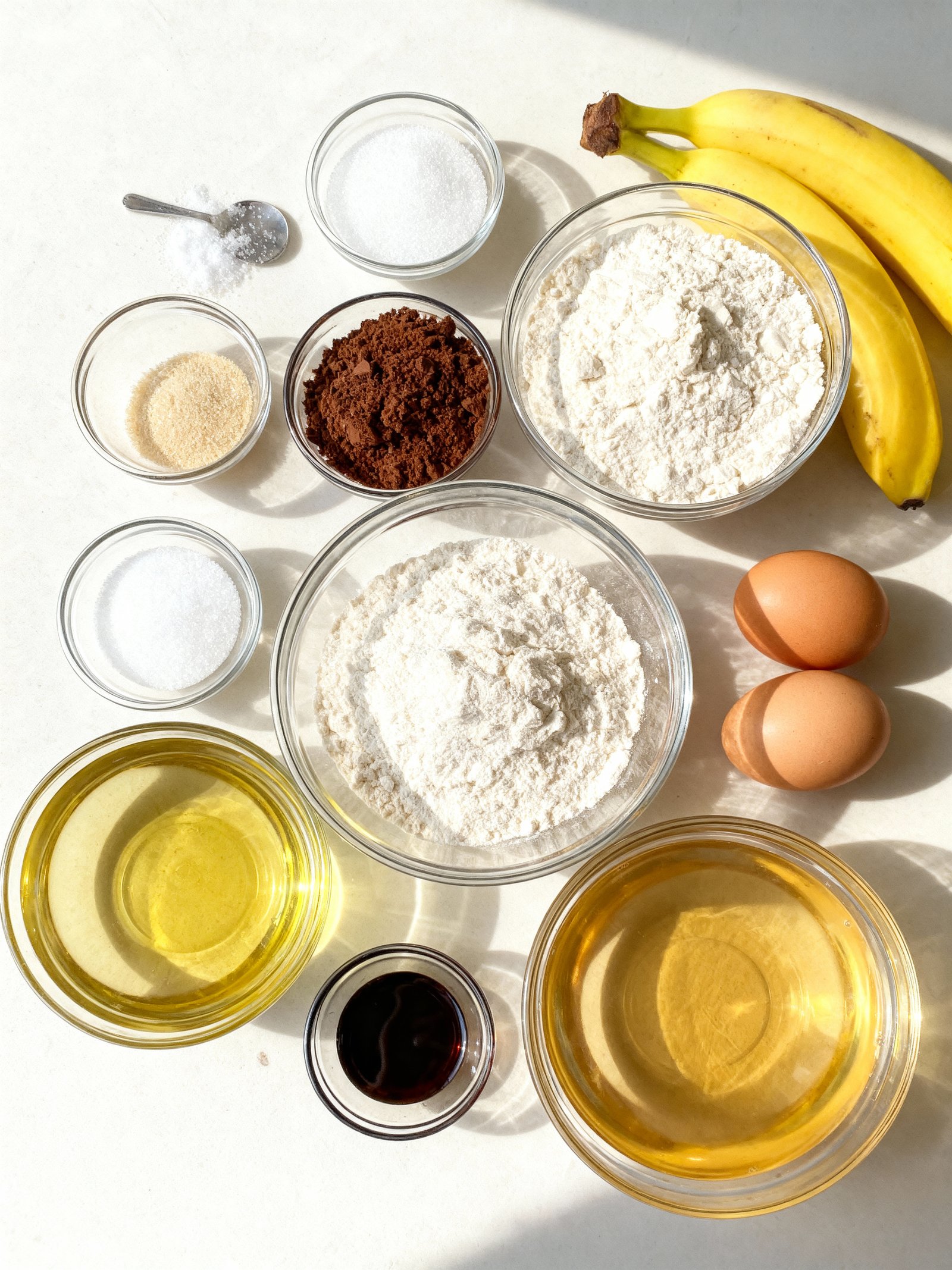 Moist Chocolate Banana Cake ingredients