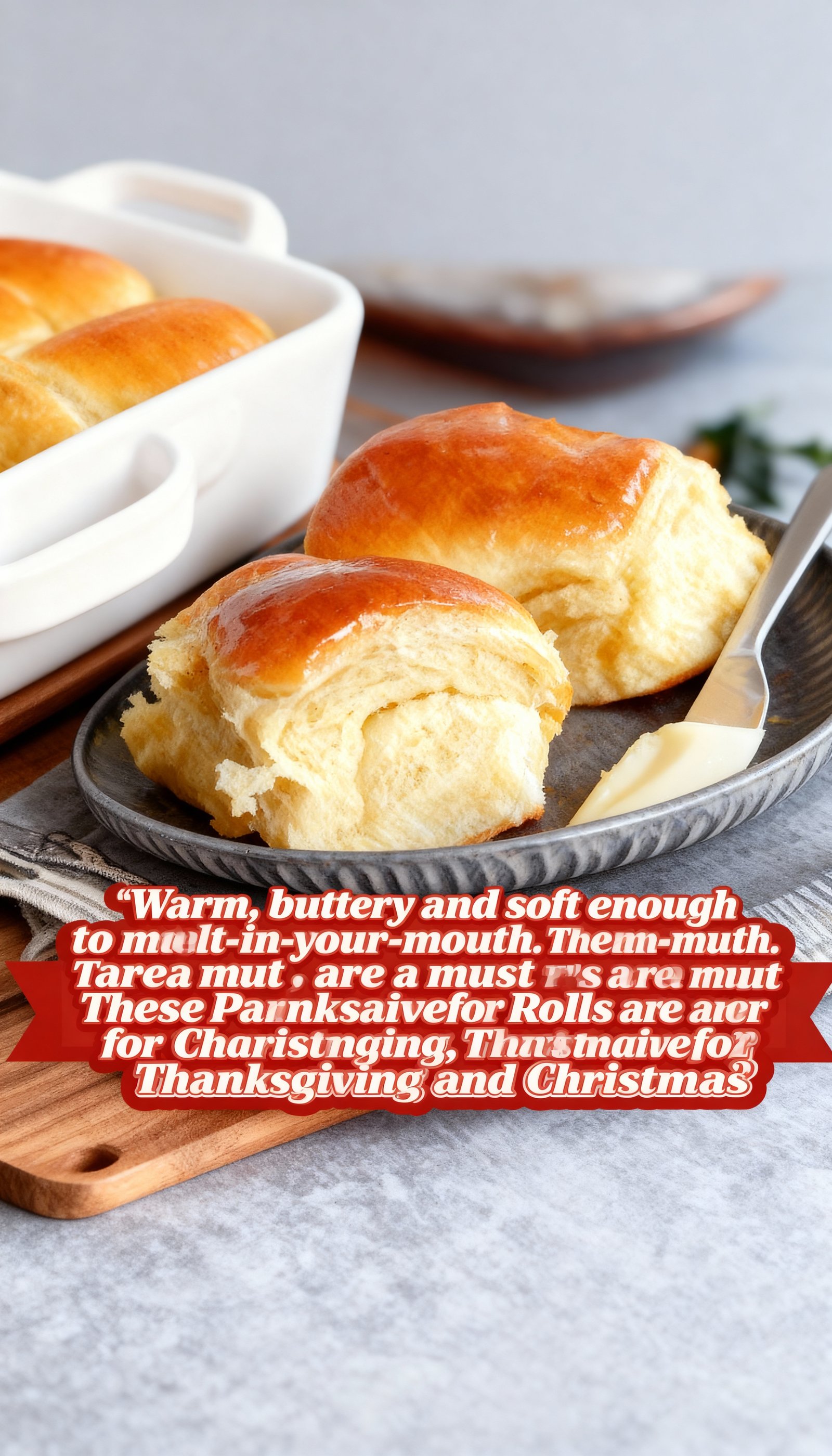 Warm, buttery and soft enough to melt in your mouth. These Parker House Rolls are a must-have for Thanksgiving, Christmas or any special occasion. finished