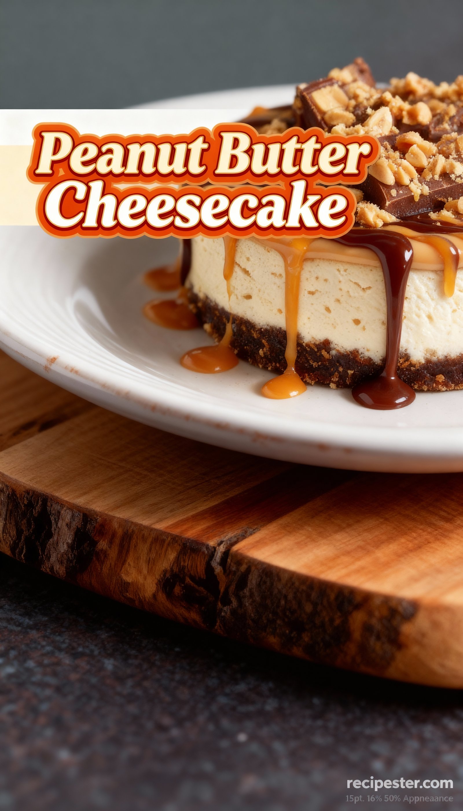 Peanut Butter Cheesecake finished