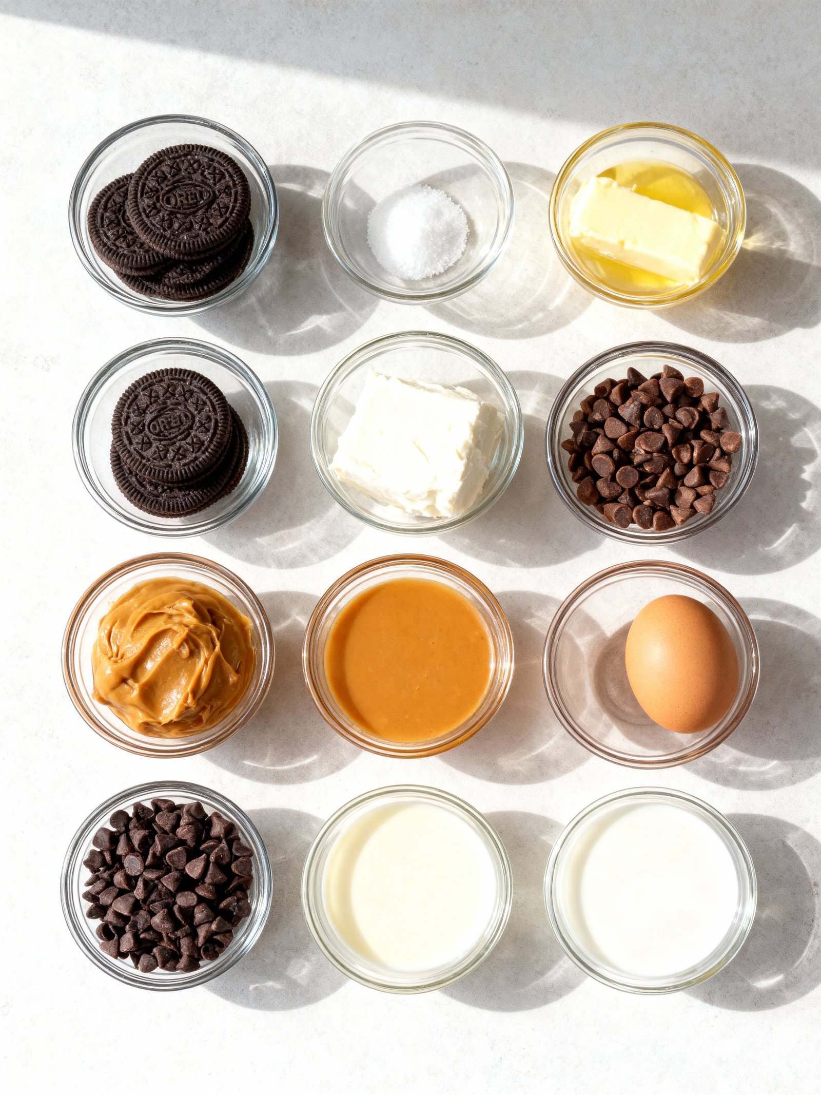 Peanut Butter Chocolate Cheesecake ingredients