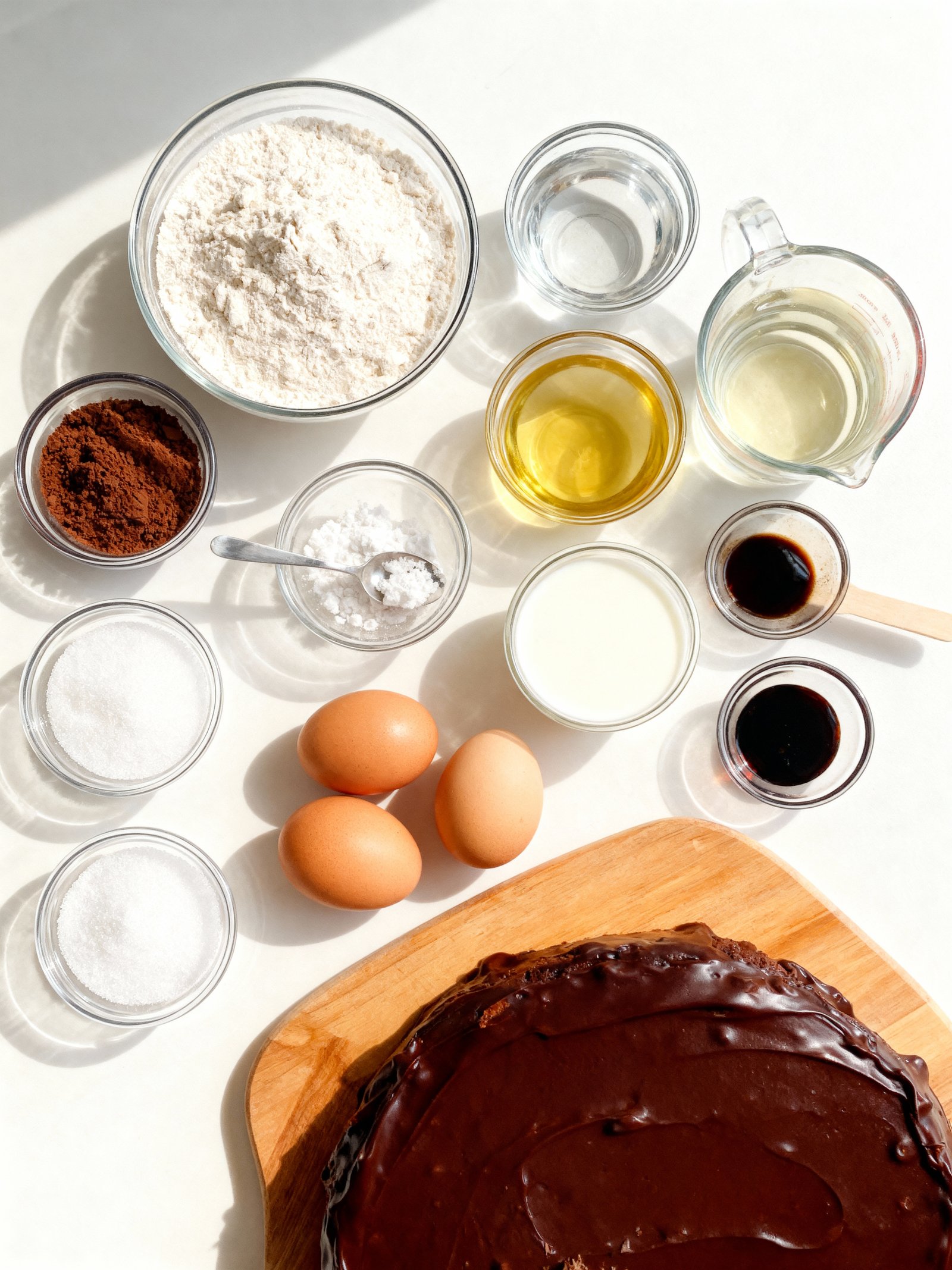 Perfectly Tender Chocolate Cake ingredients