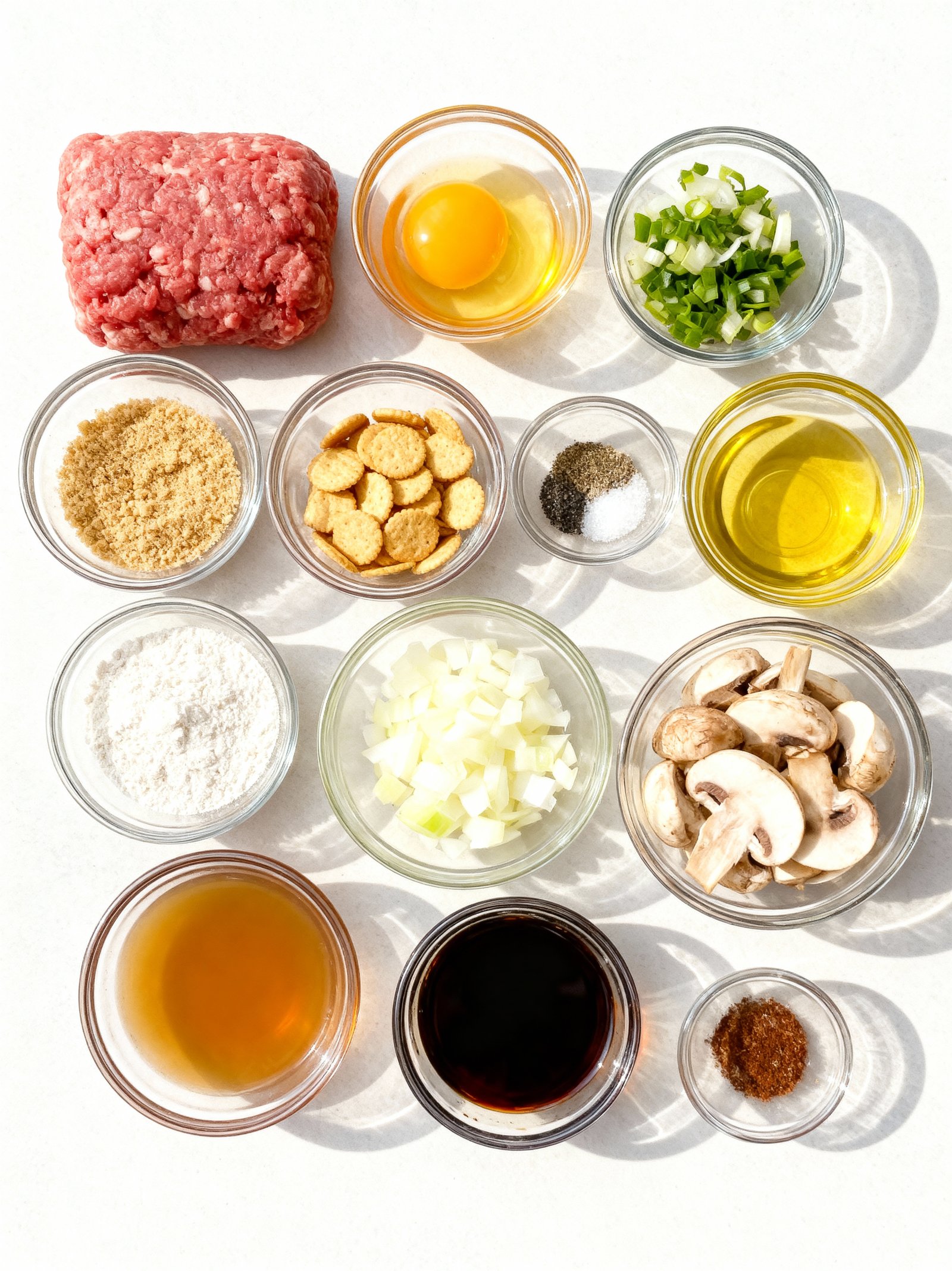 Salisbury Steak Mushroom Gravy ingredients