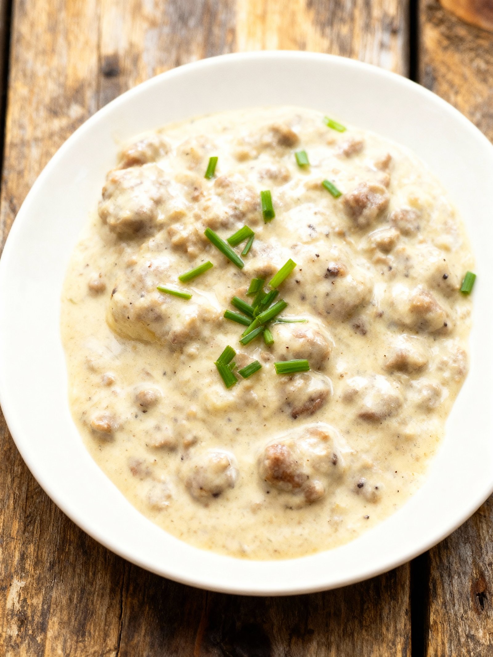 Sausage Gravy Recipe finished