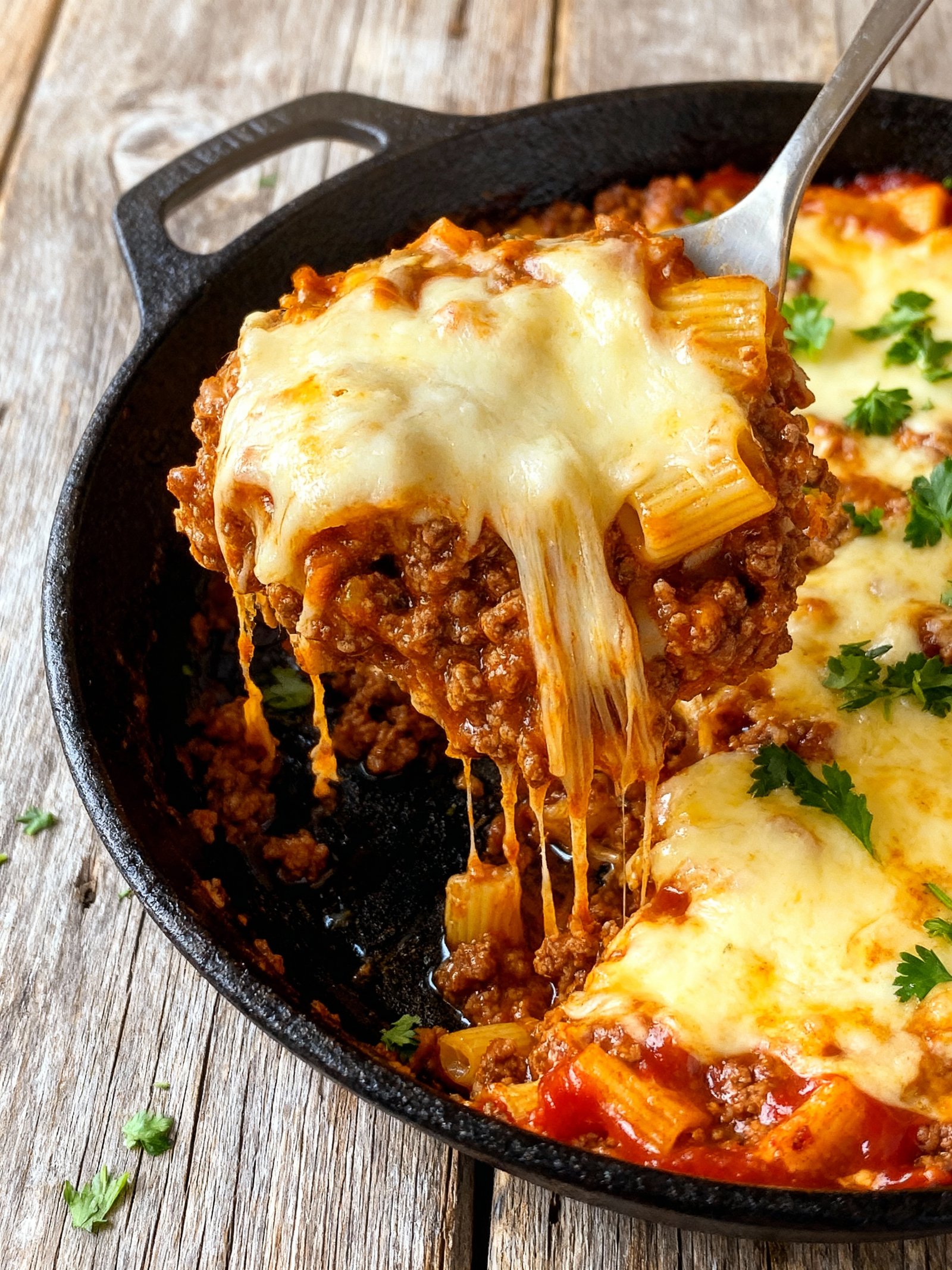 Sloppy Joe Casserole finished