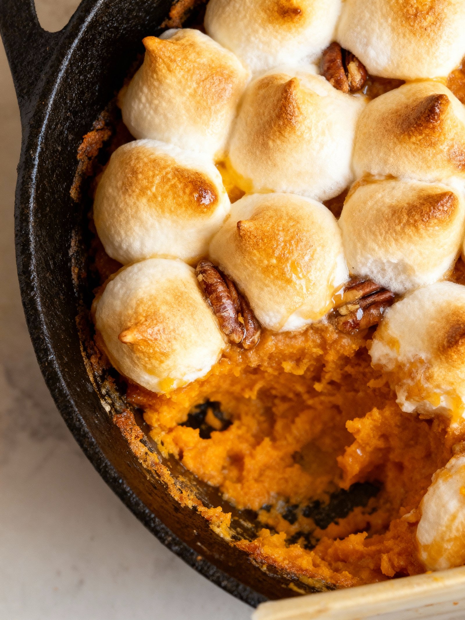 Sweet Potato Casserole Recipe finished