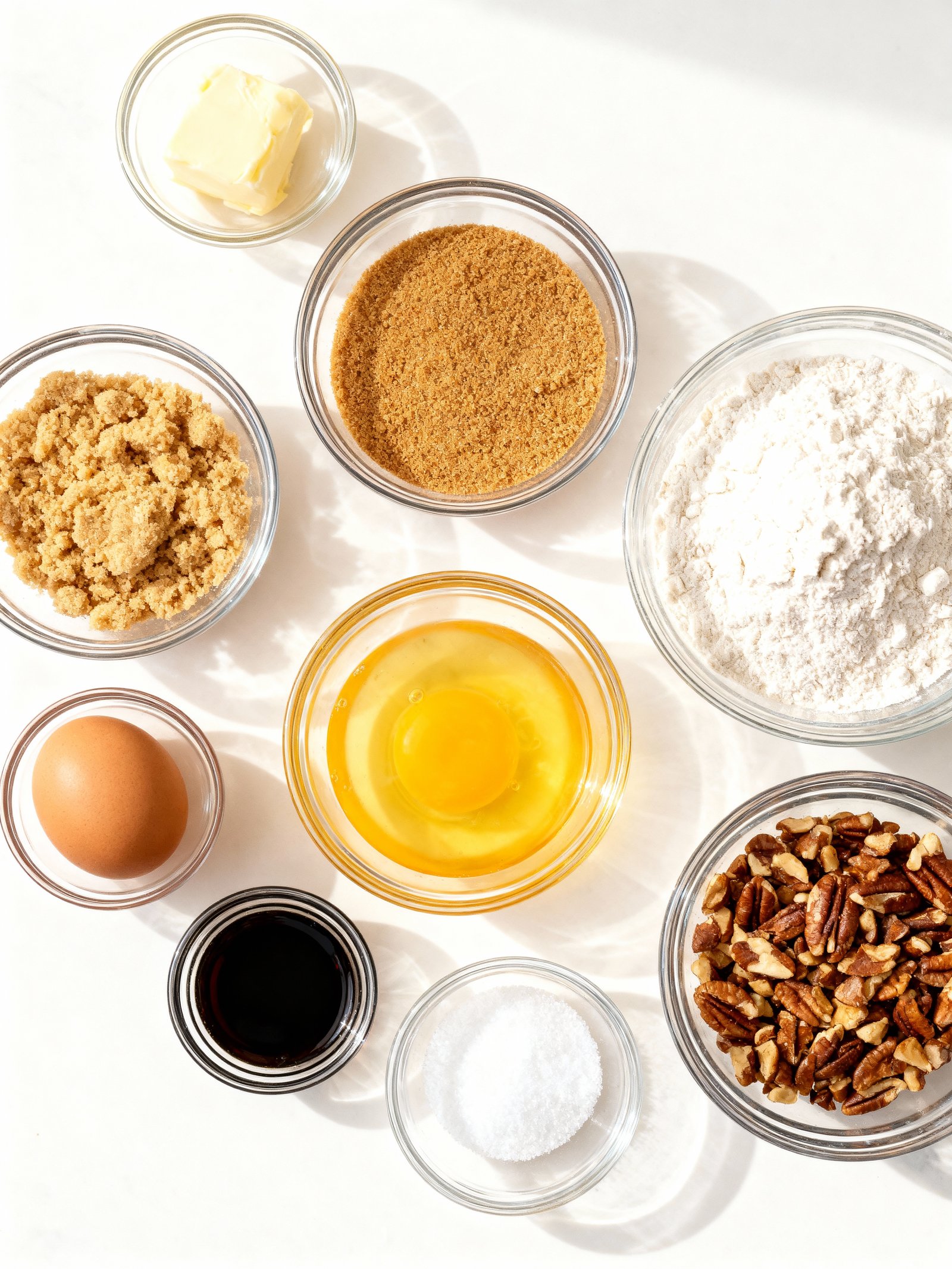 Thin and Chewy Pecan Cookies ingredients