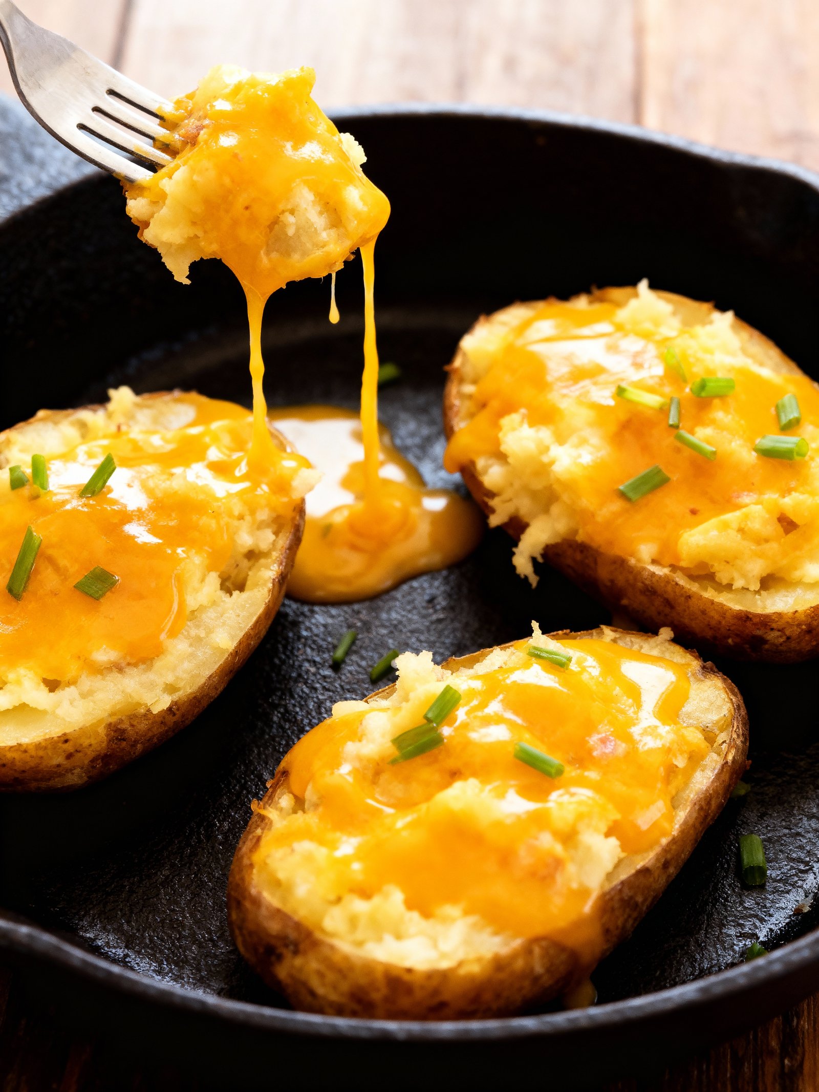 Twice Baked Potatoes finished