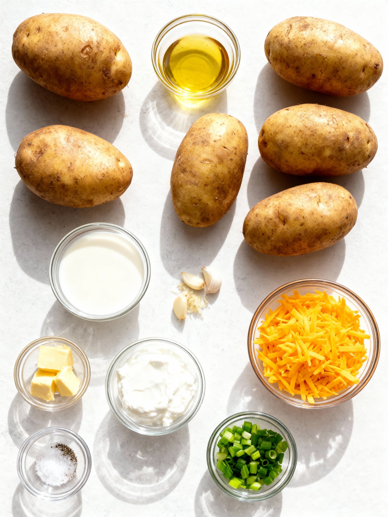 Twice Baked Potatoes ingredients