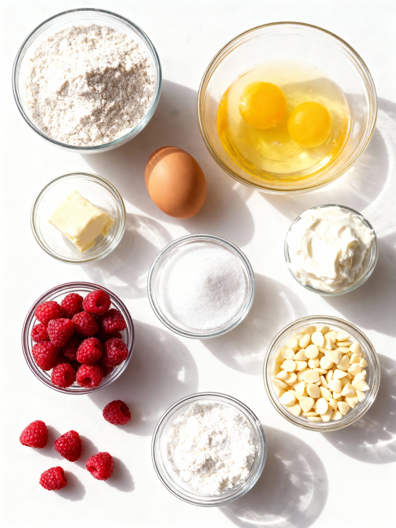 White Chocolate Raspberry Dream Cake ingredients