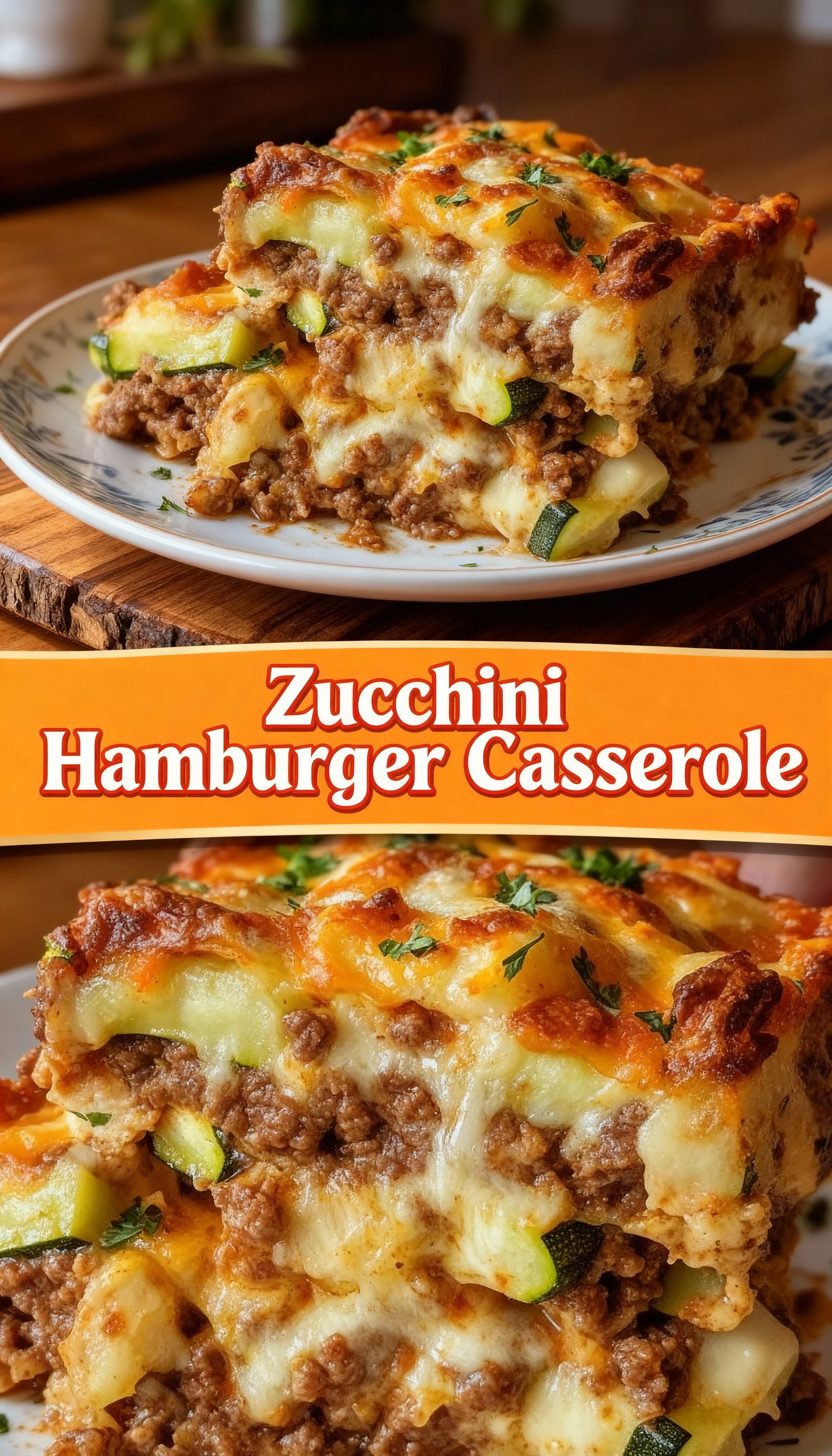 Zucchini Hamburger Casserole finished