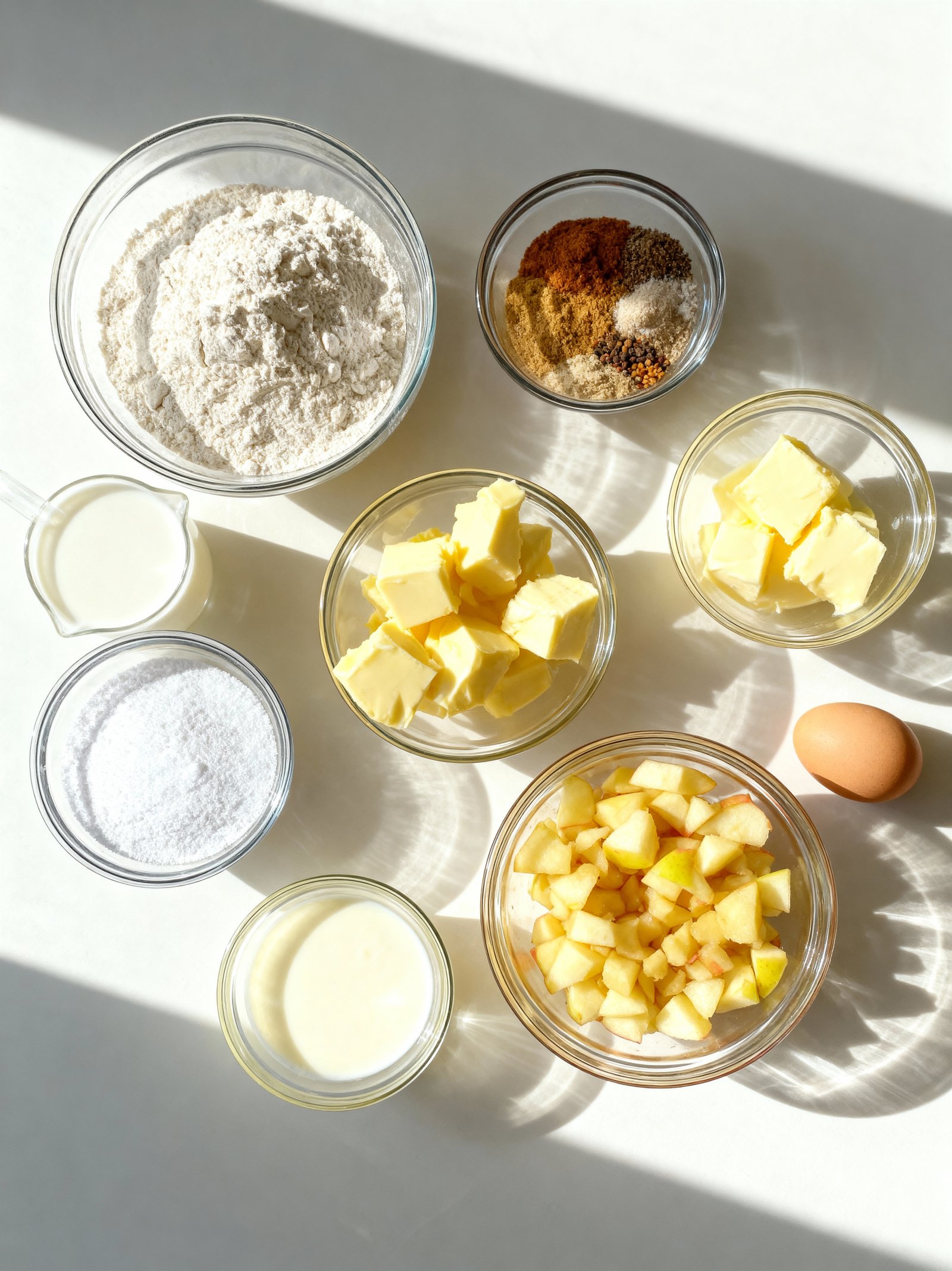 Baked Apple Fritters ingredients