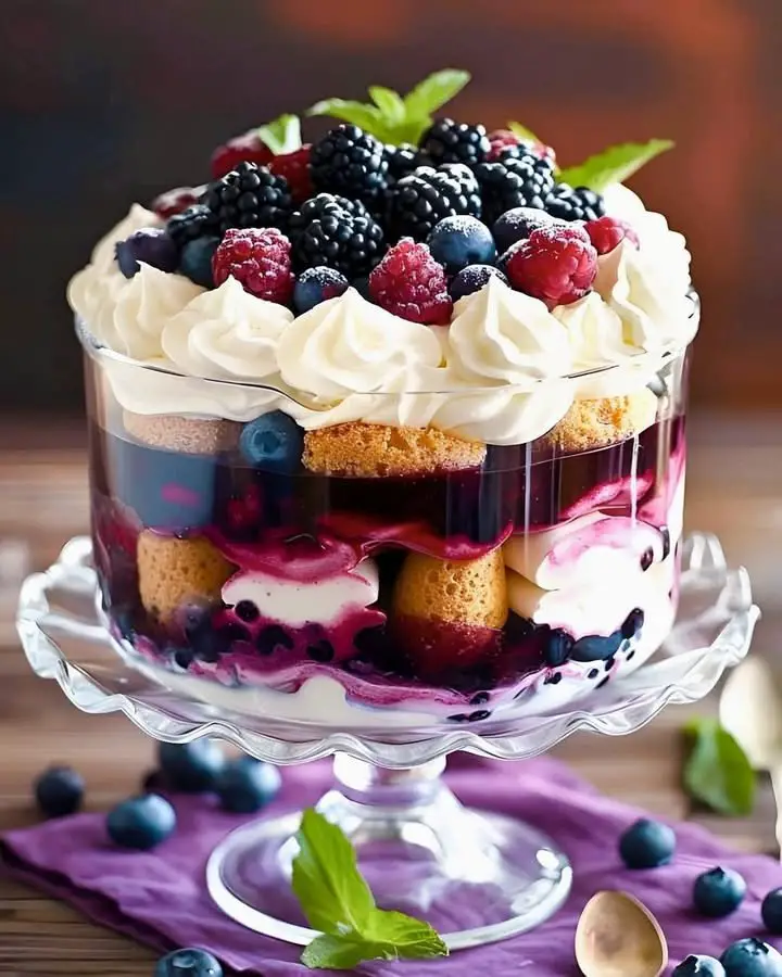 Berry Tiramisu Trifle ingredients