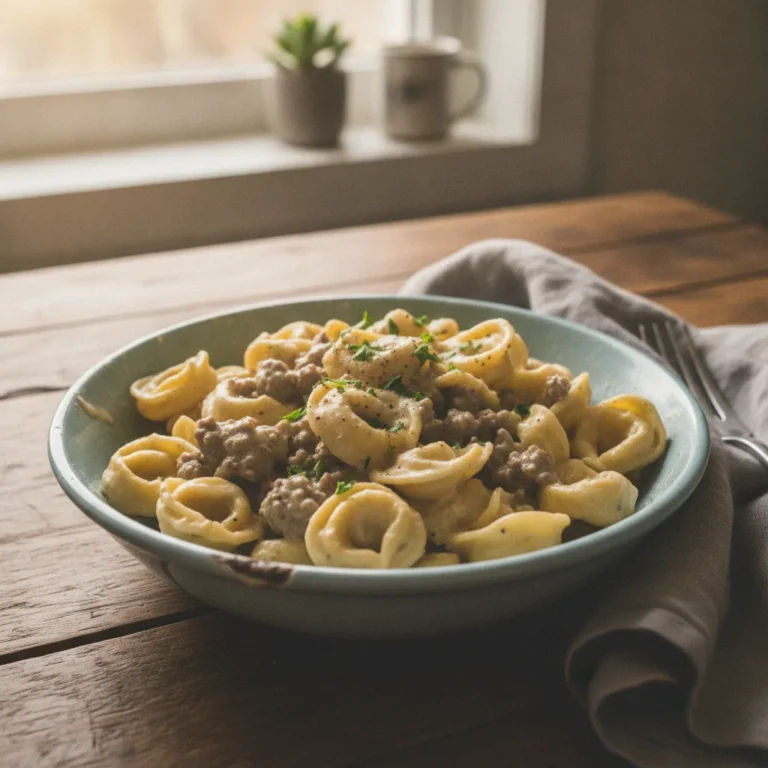 Creamy Ranch Beef Tortellini Recipe
