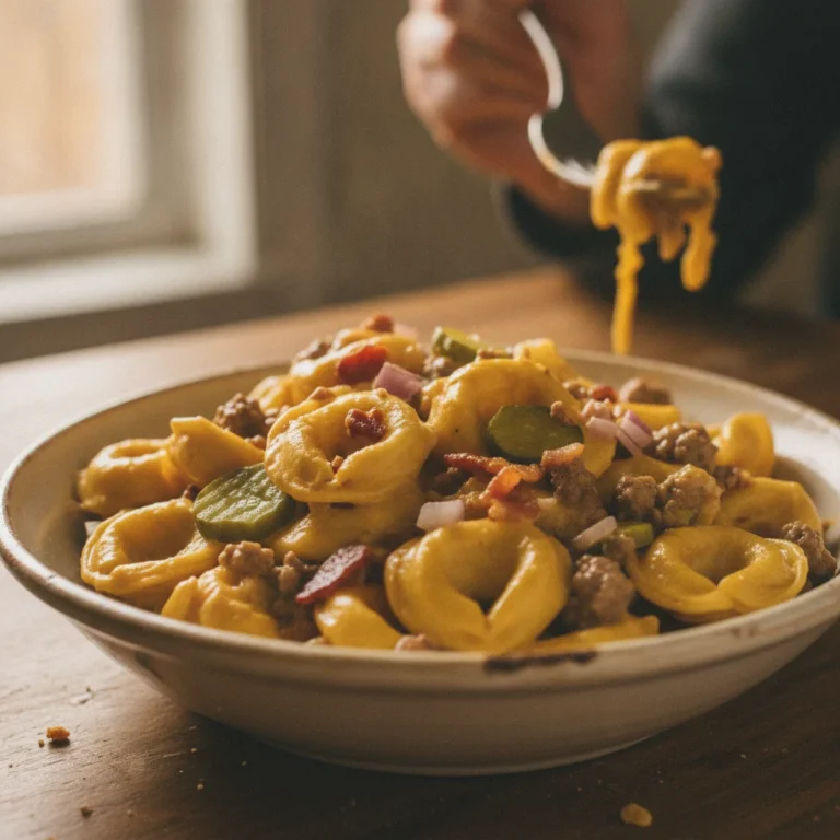 Bacon Cheeseburger Tortellini Recipe
