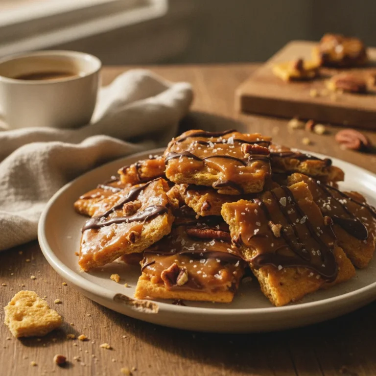 Buttery Caramel Chocolate Crackers Recipe