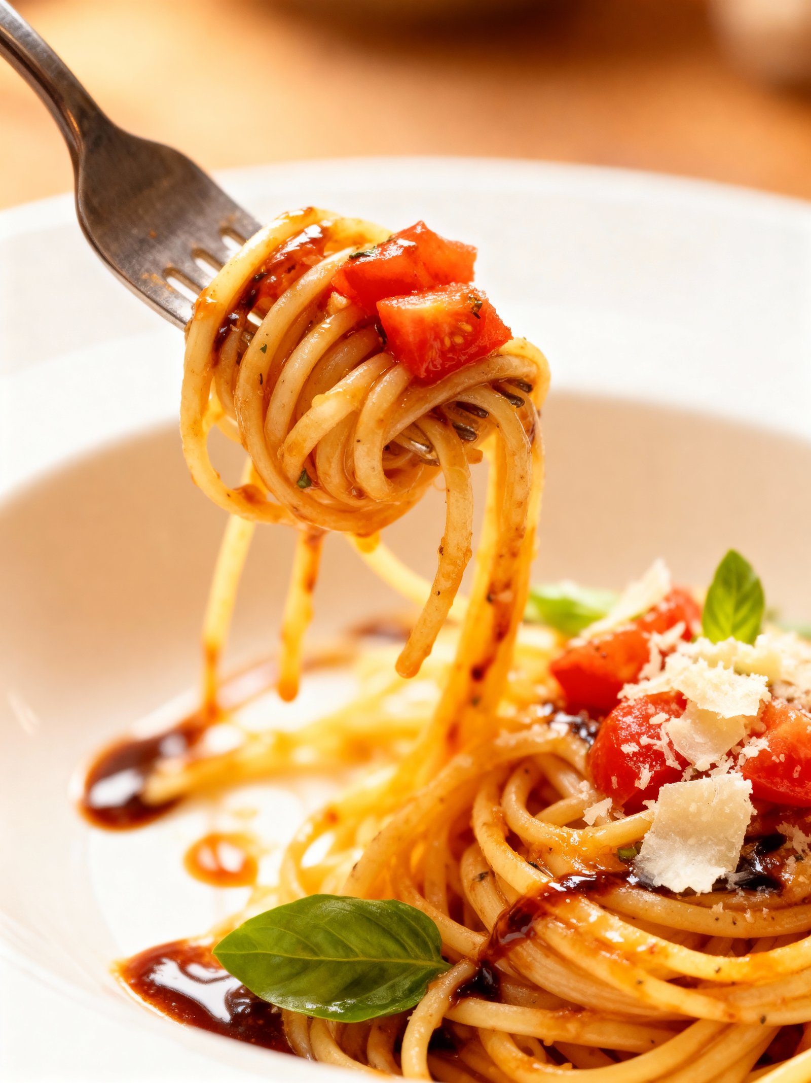 Bruschetta Chicken Pasta finished