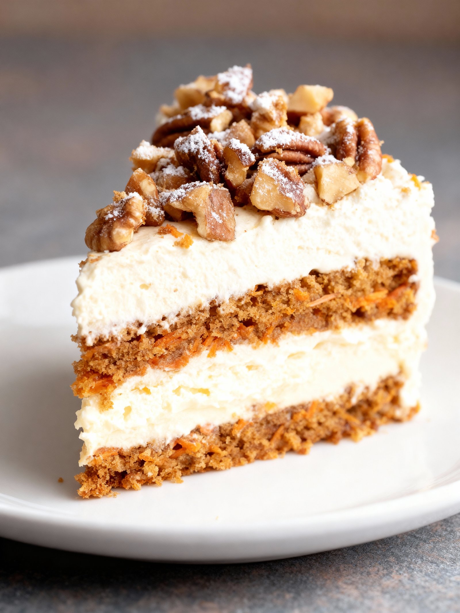 Carrot Cake Cream Mousse finished