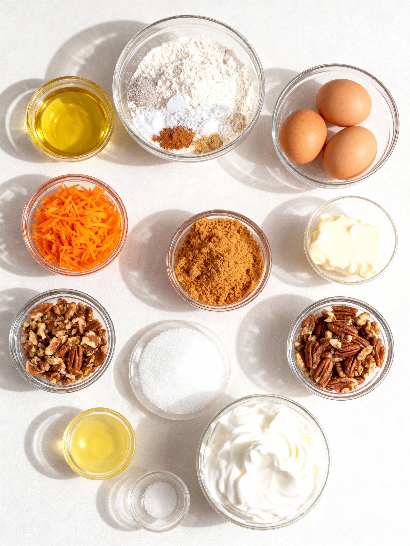 Carrot Cake Cream Mousse ingredients