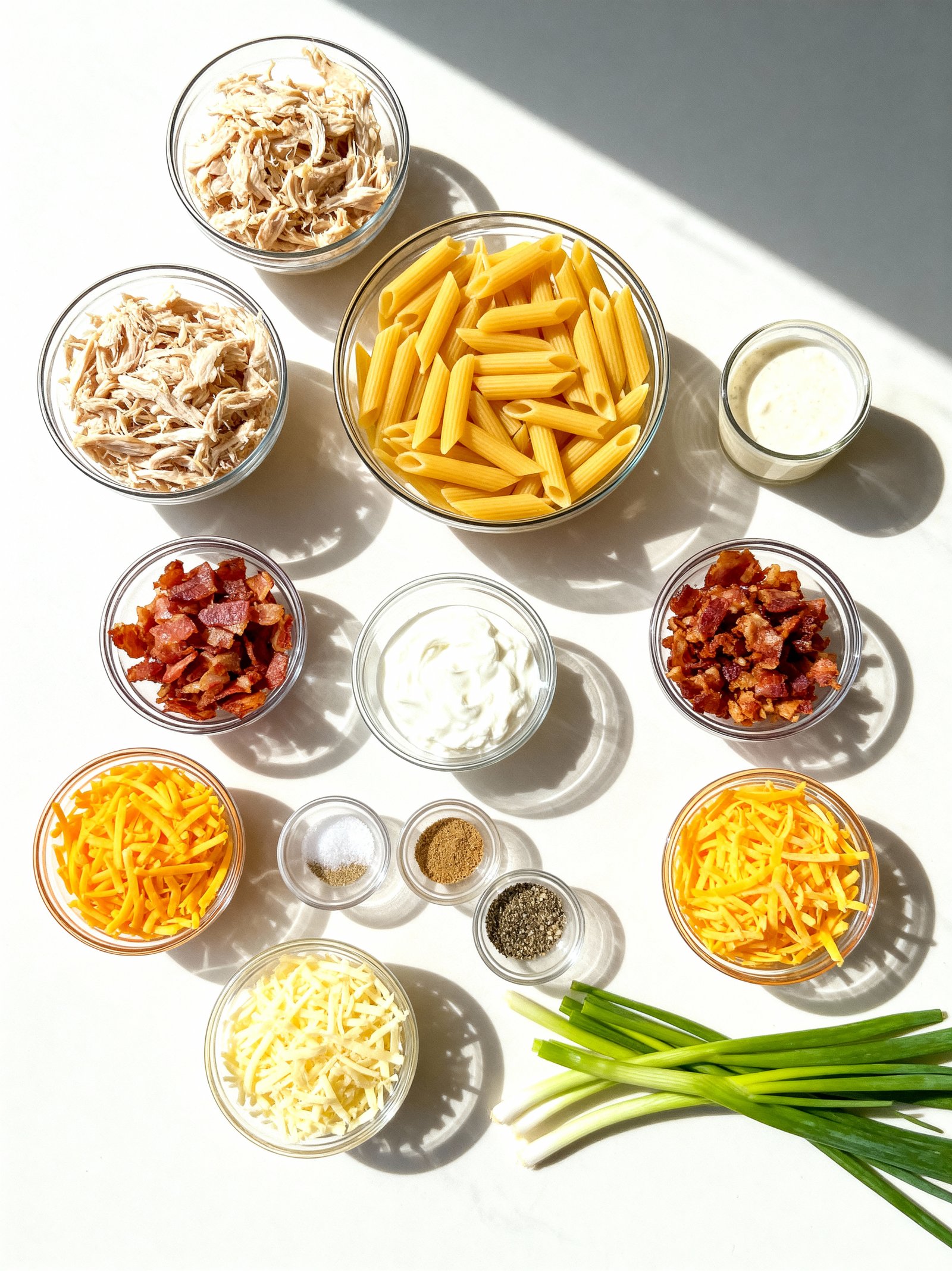 Chicken Bacon Ranch Casserole ingredients