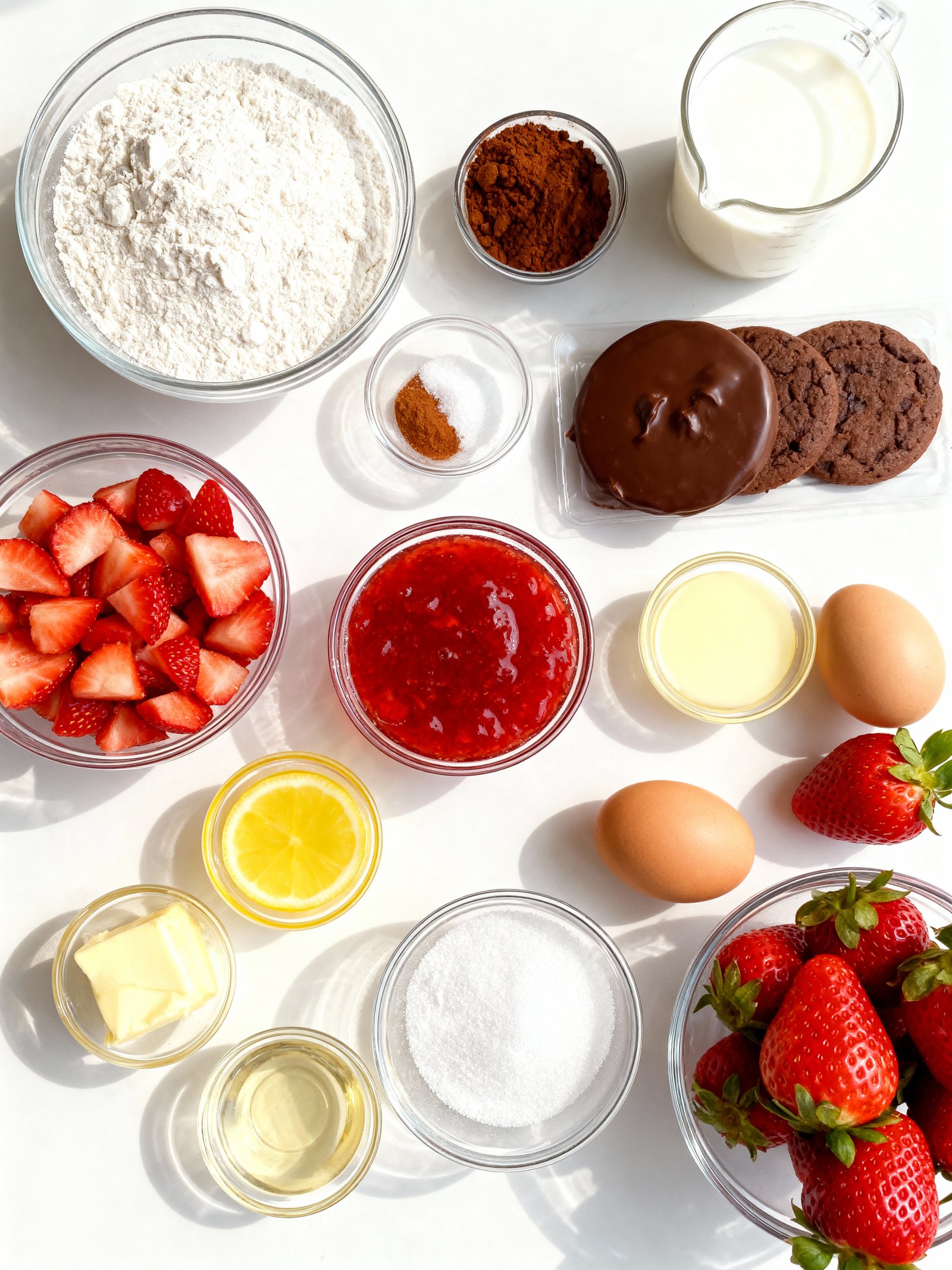 Chocolate Cake Strawberry Filling ingredients