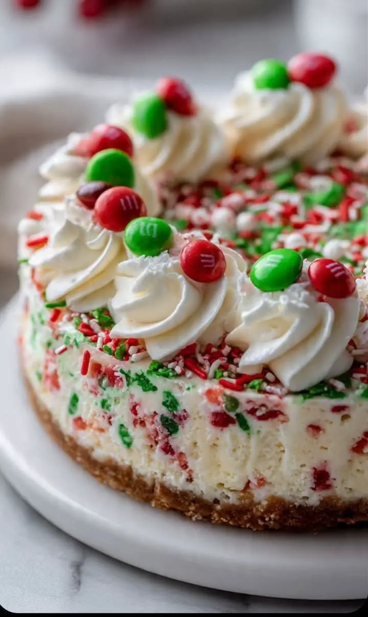 Christmas Cheesecake ingredients