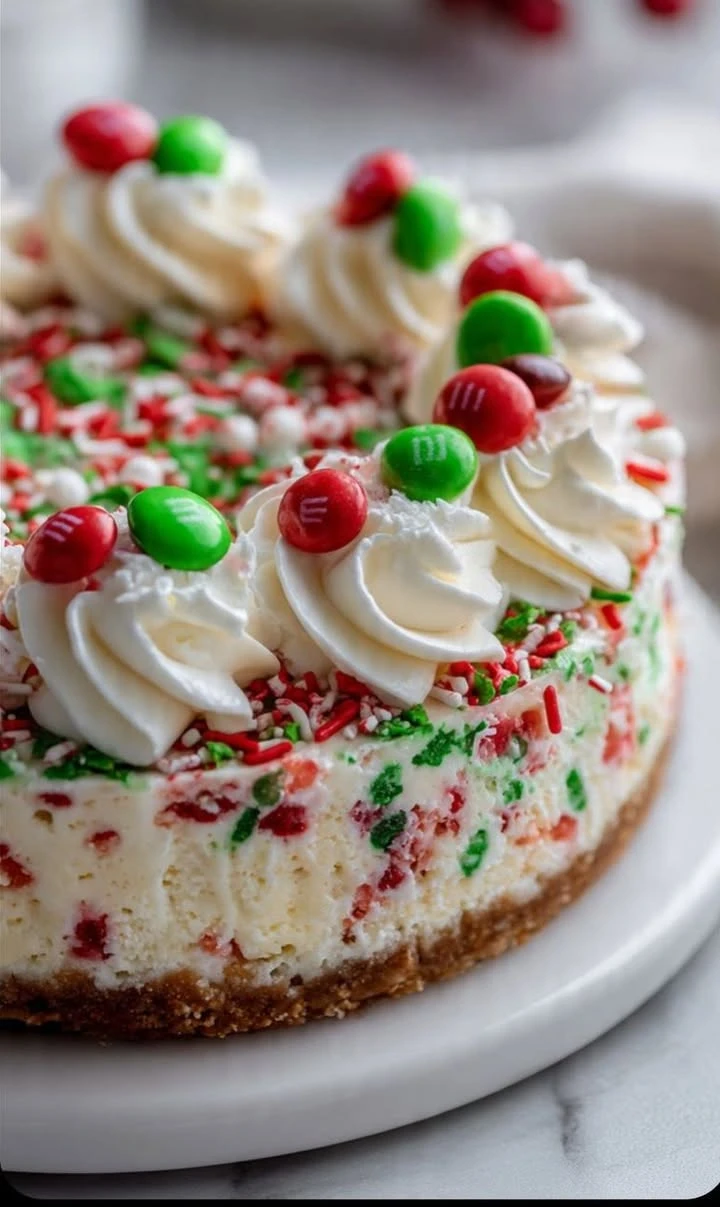 Christmas Cheesecake finished