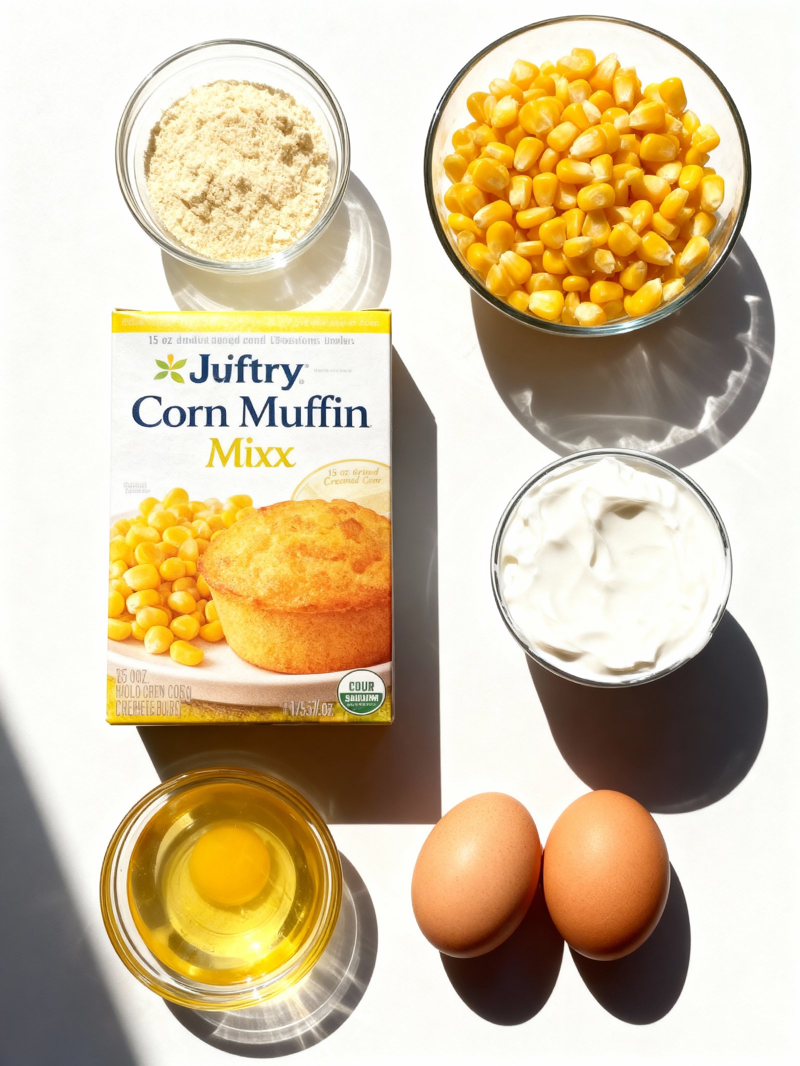 Corn Casserole ingredients