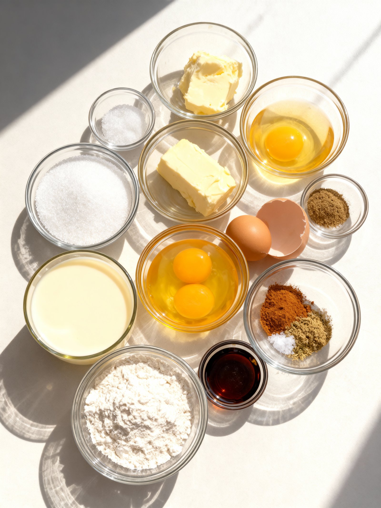 Eggnog Cookies ingredients