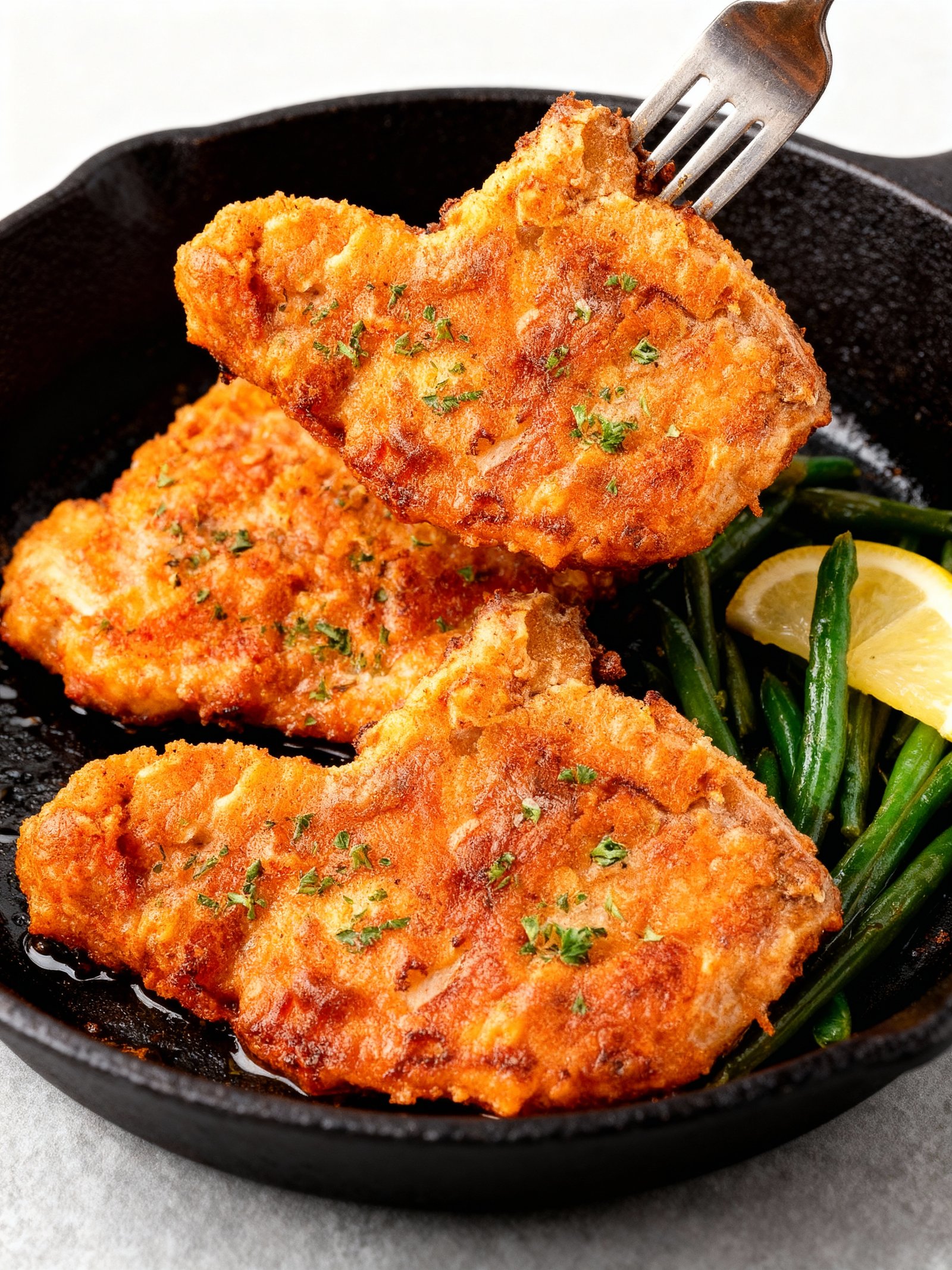 Fried Pork Chops finished